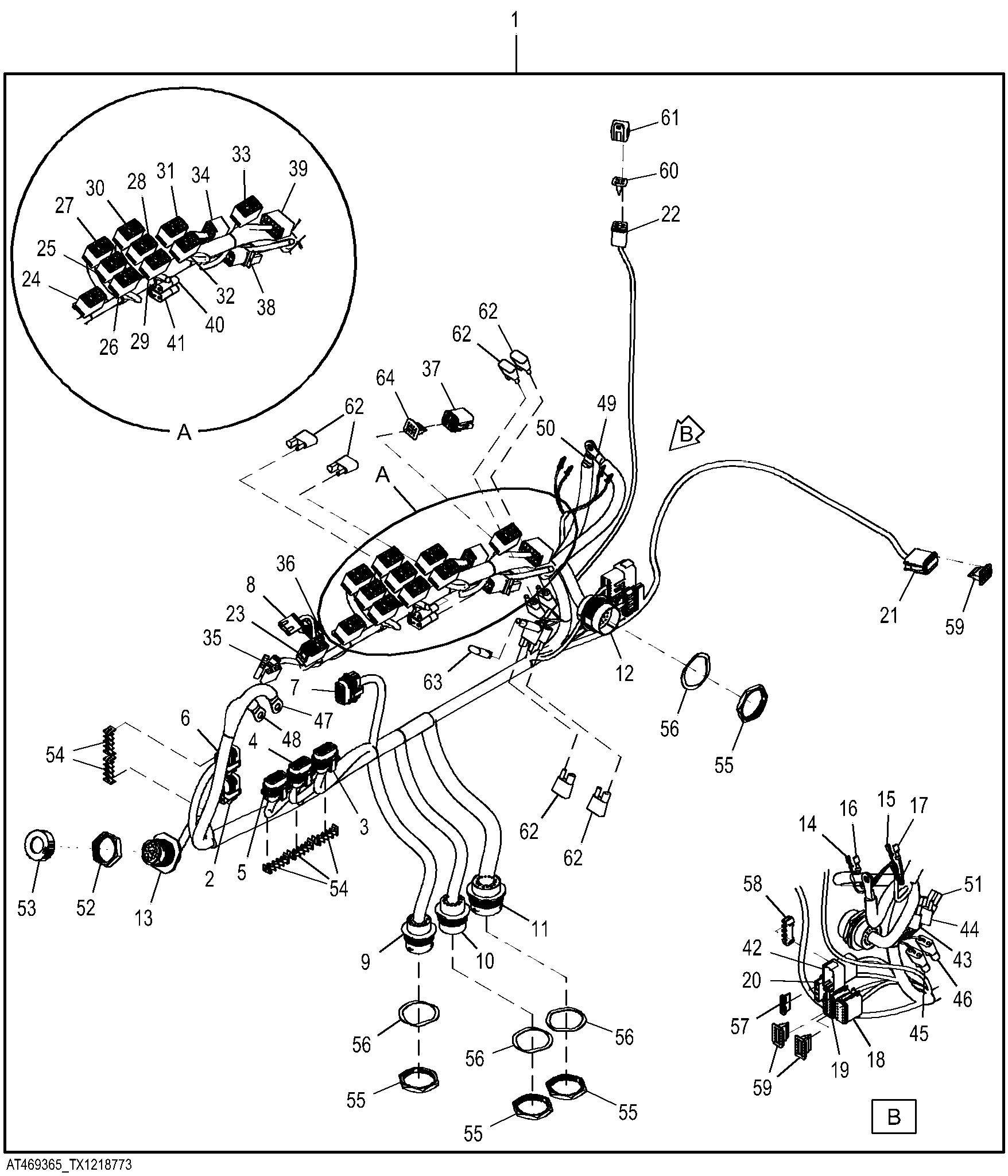 Console Wiring Harness and Connectors ( - 381570)