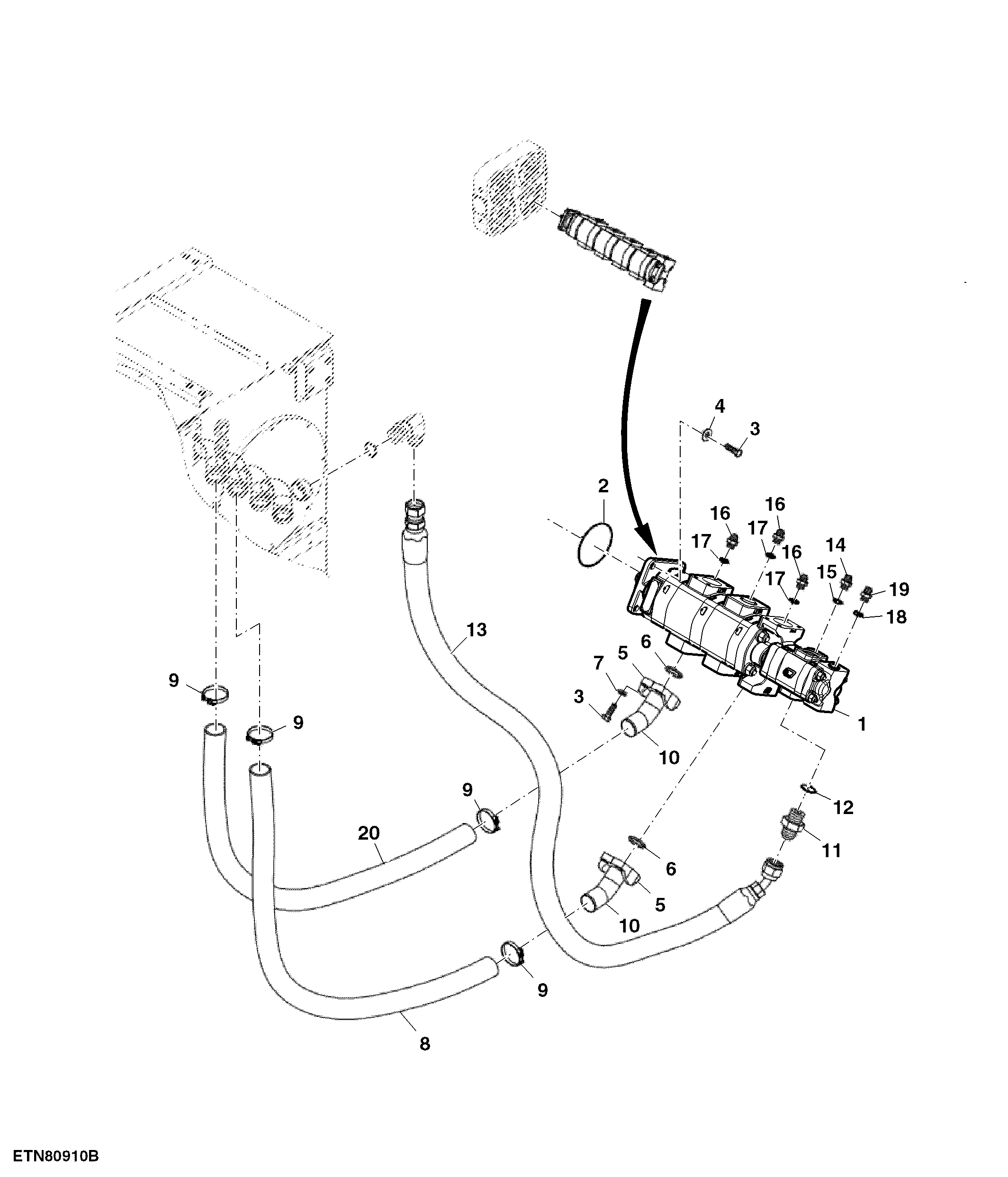 Suction Lines And 5 Section Pump With High Capacity Hydraulics