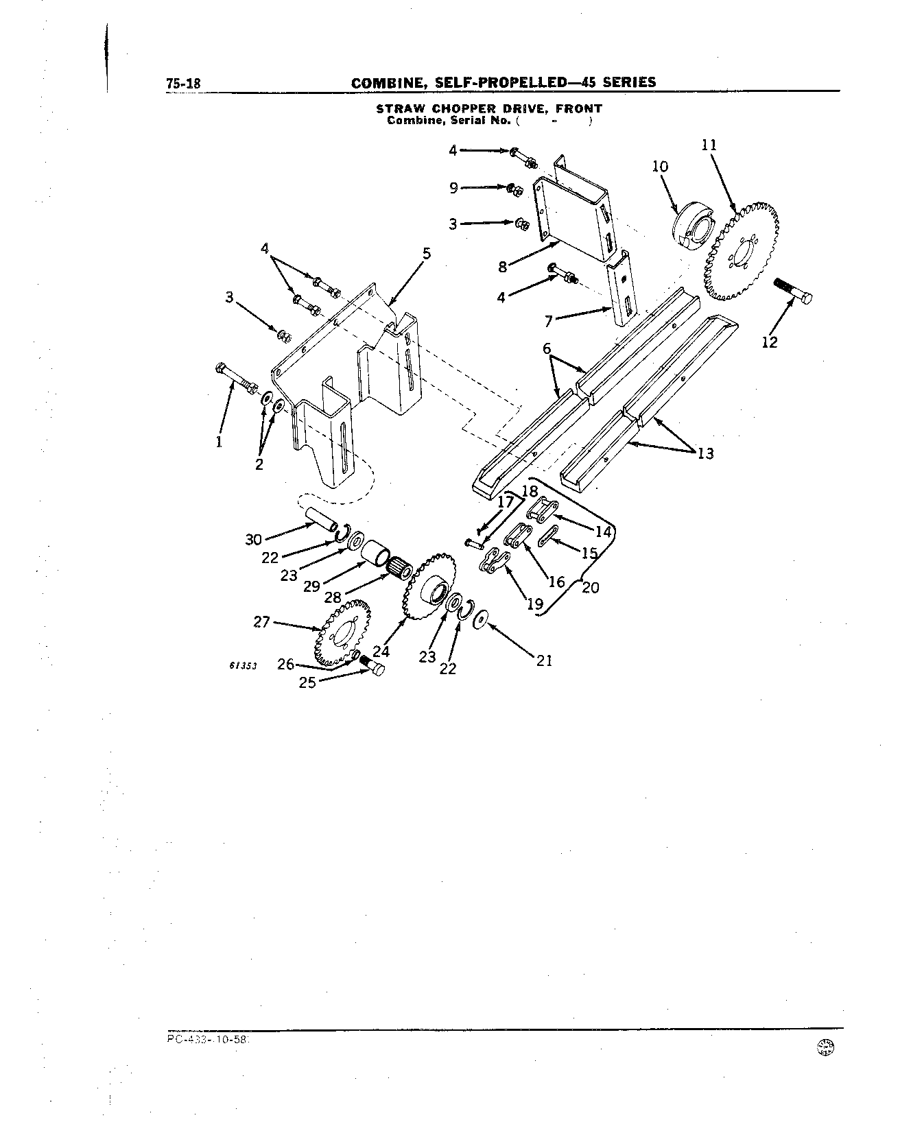 Grain Tank Loading Auger Straw Chopper