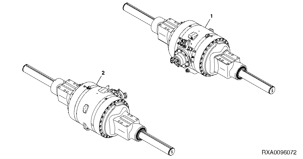 AXLES, DOUBLE REDUCTION (REMANUFACTURED)