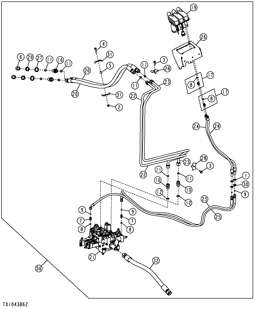 Two Lever To Three Lever Pilot Controller Conversion Kit (Powerllel™)