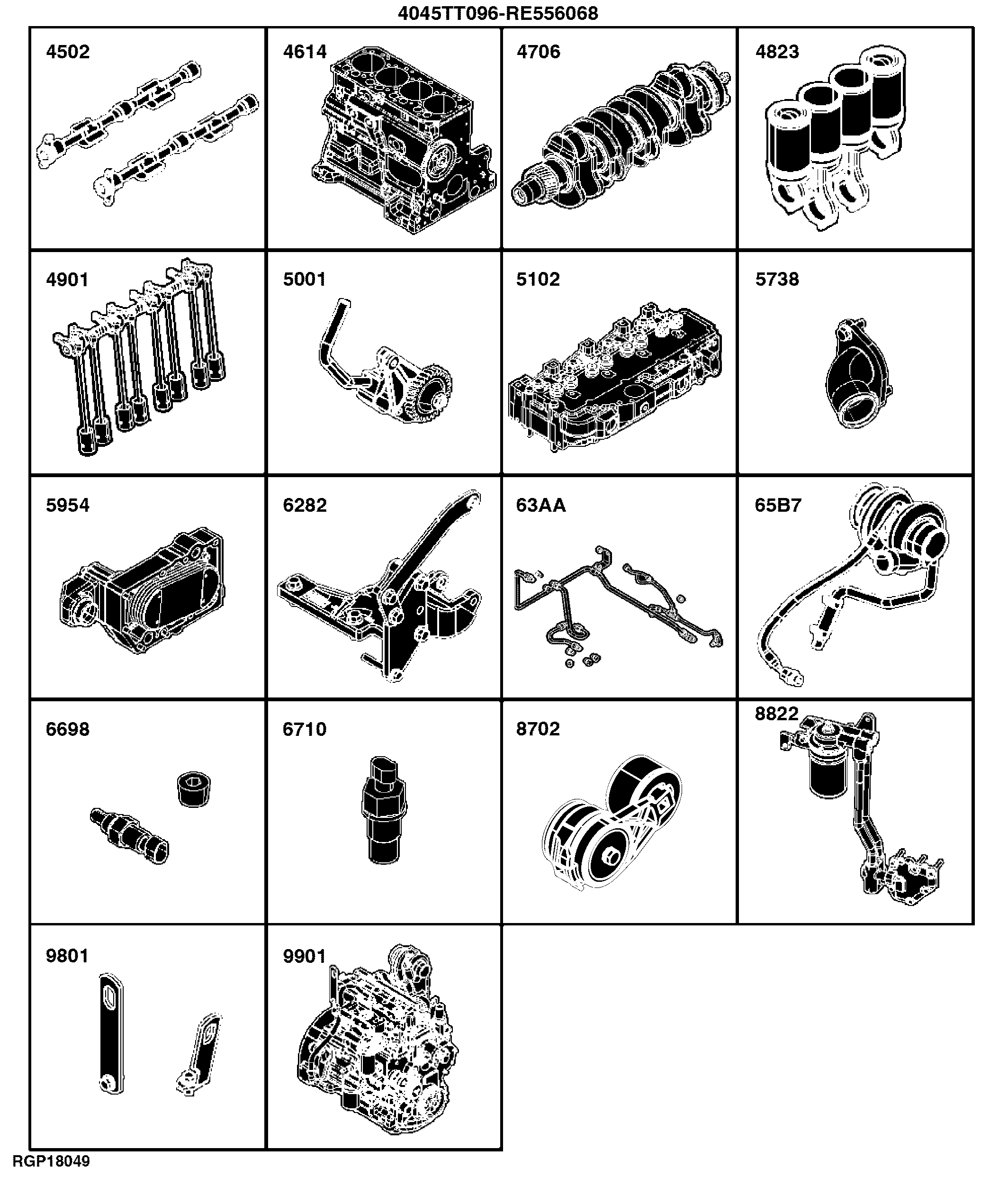 04B Engine 4045TT096-RE556068