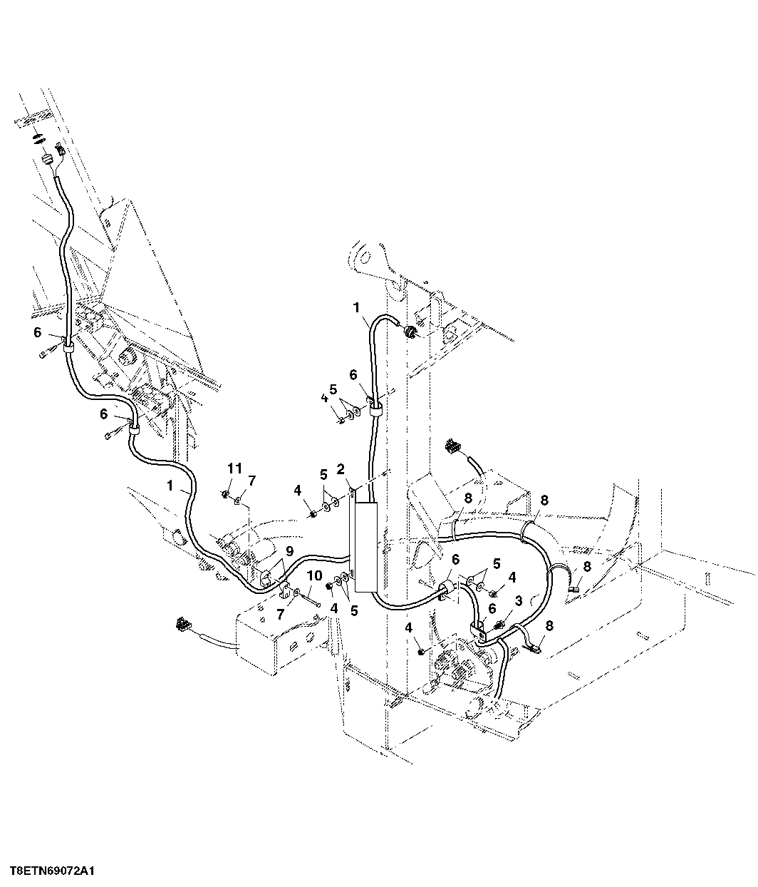 Electrical GP-Main Frame - Elevator{Wheel} (100601 - )