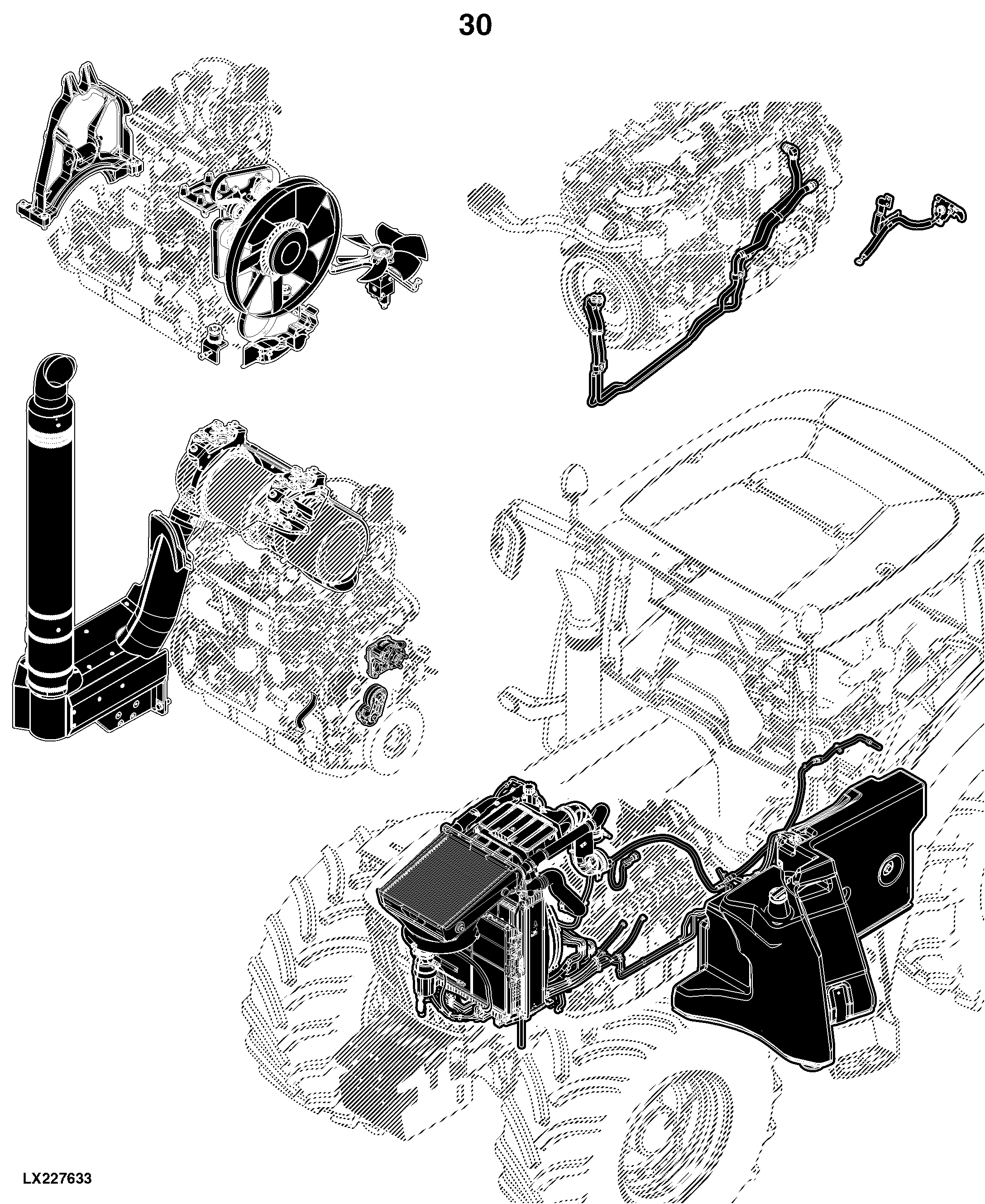 6210R Tractor (North America Edition, Engine SN: 6068RXXXXXX)(Interim Tier 4)