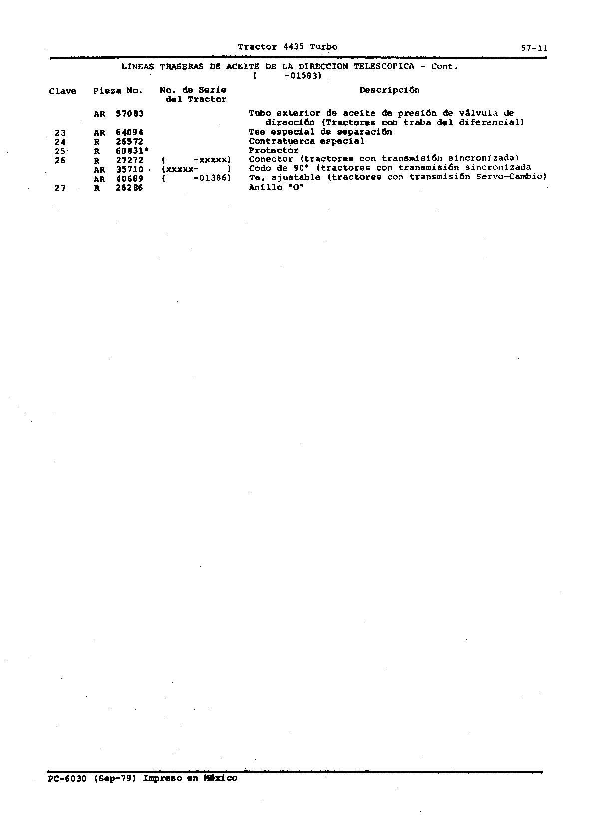 Cubierta y Palancas Operadoras ( -01583)