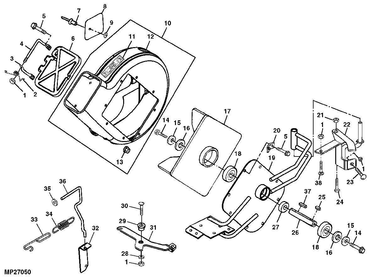 BLOWER HOUSING (48C) (QUICK-TATCH POWER FLOW)