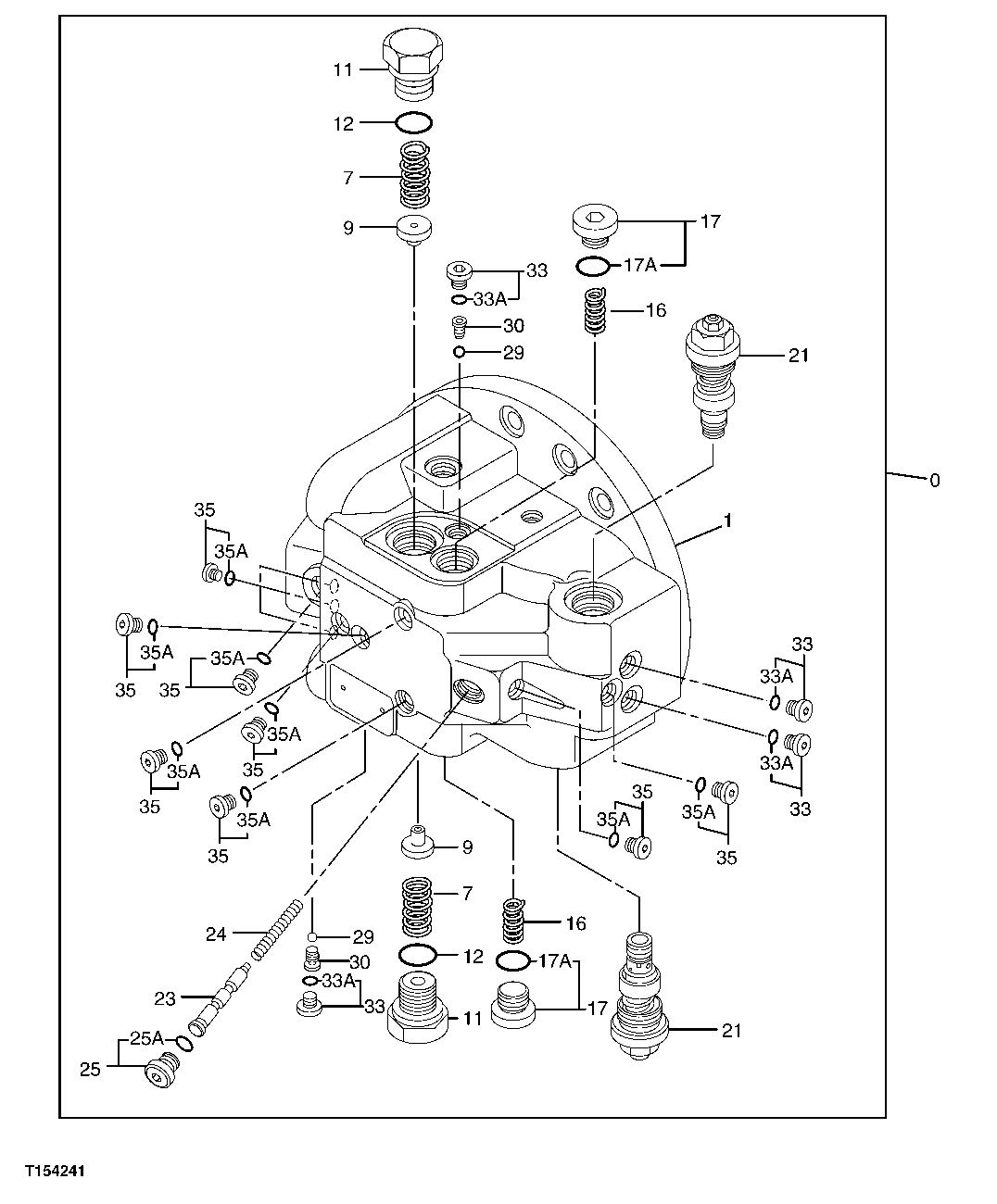 Propel Motor Brake Valve Components ( - XXXXXX)