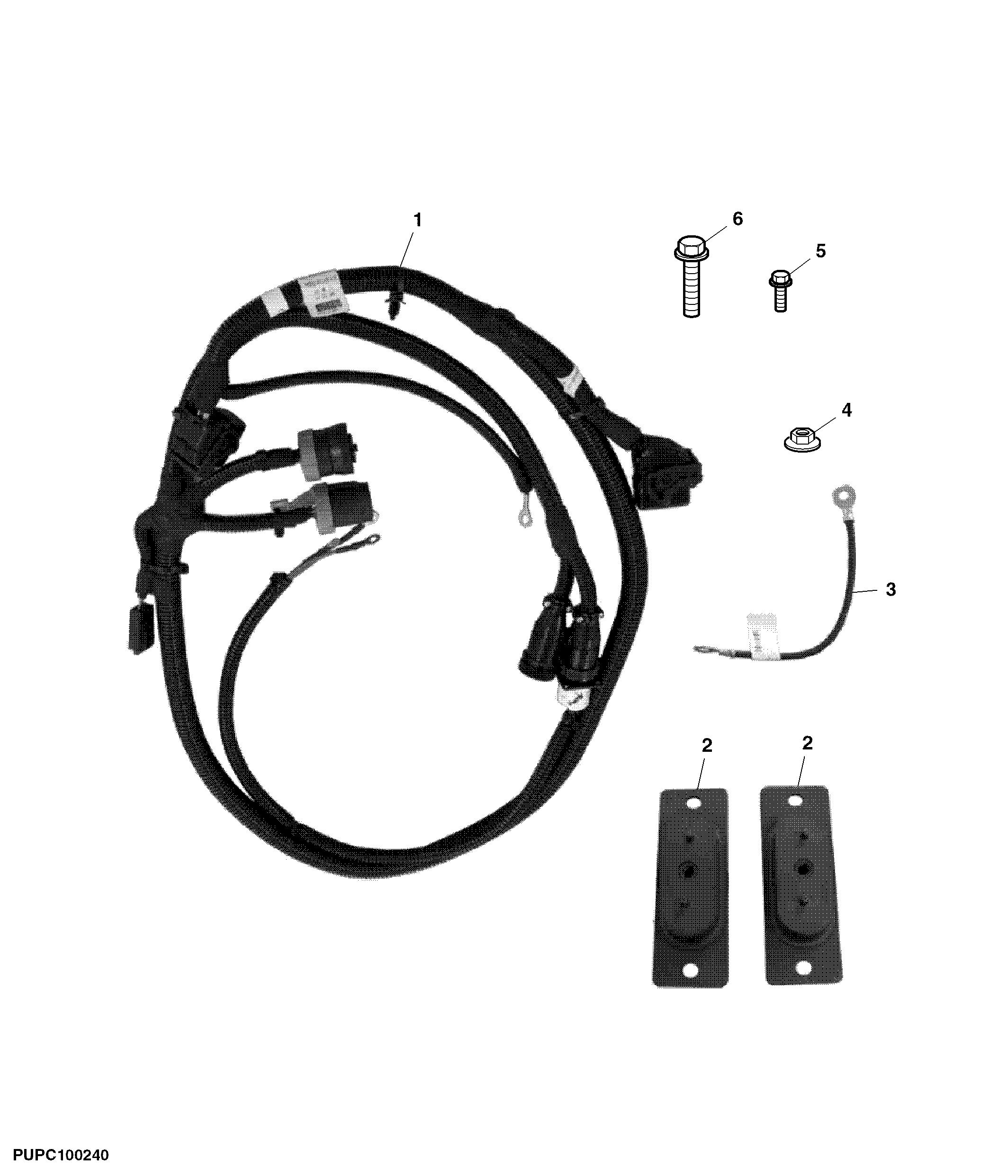 JDLink™ OEM Engine Harness Kit for 9-Pin Diagnostic Connector
