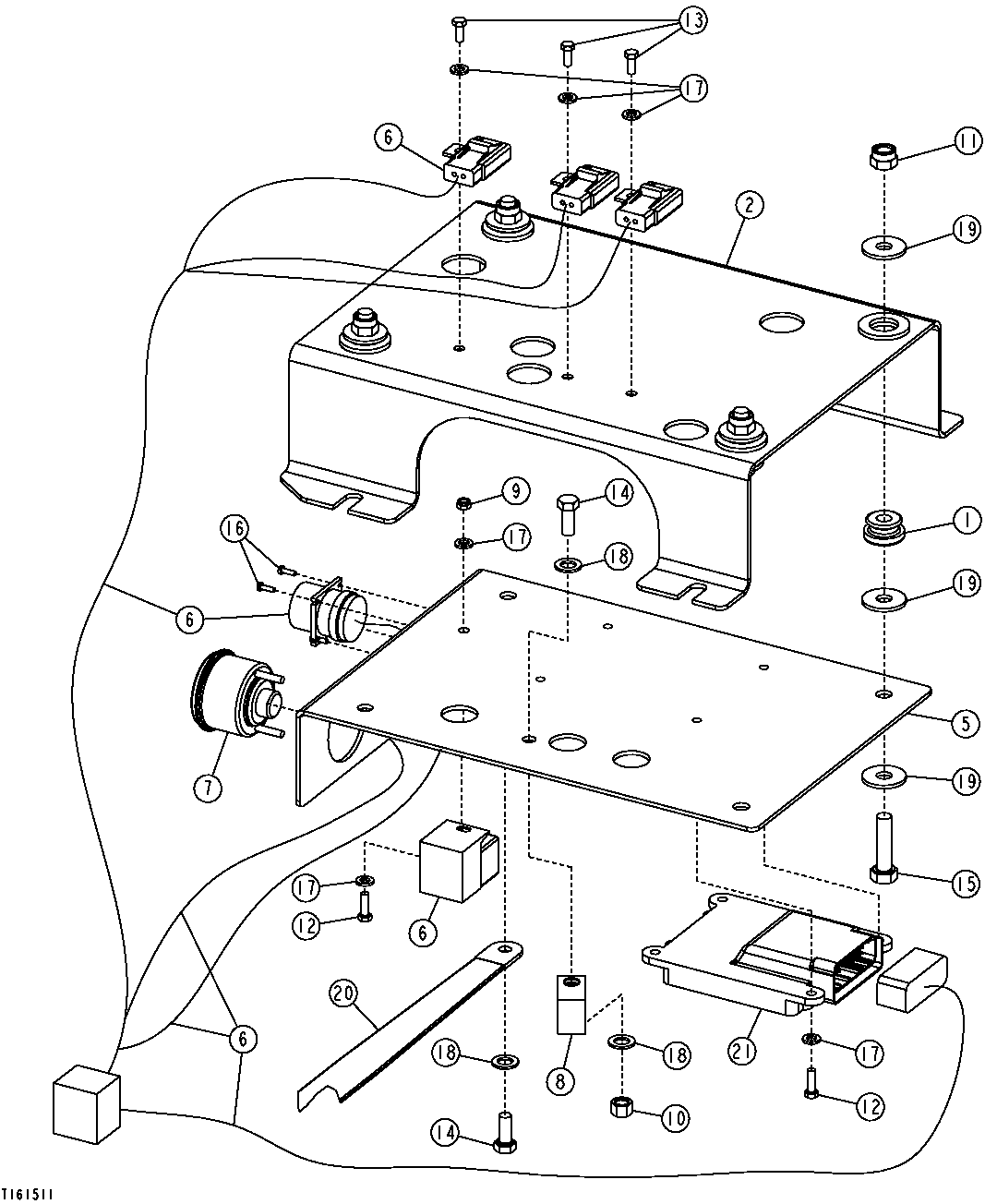 ENGINE CONTROL UNIT ASSEMBLY (VEHICLE SN 504001- )