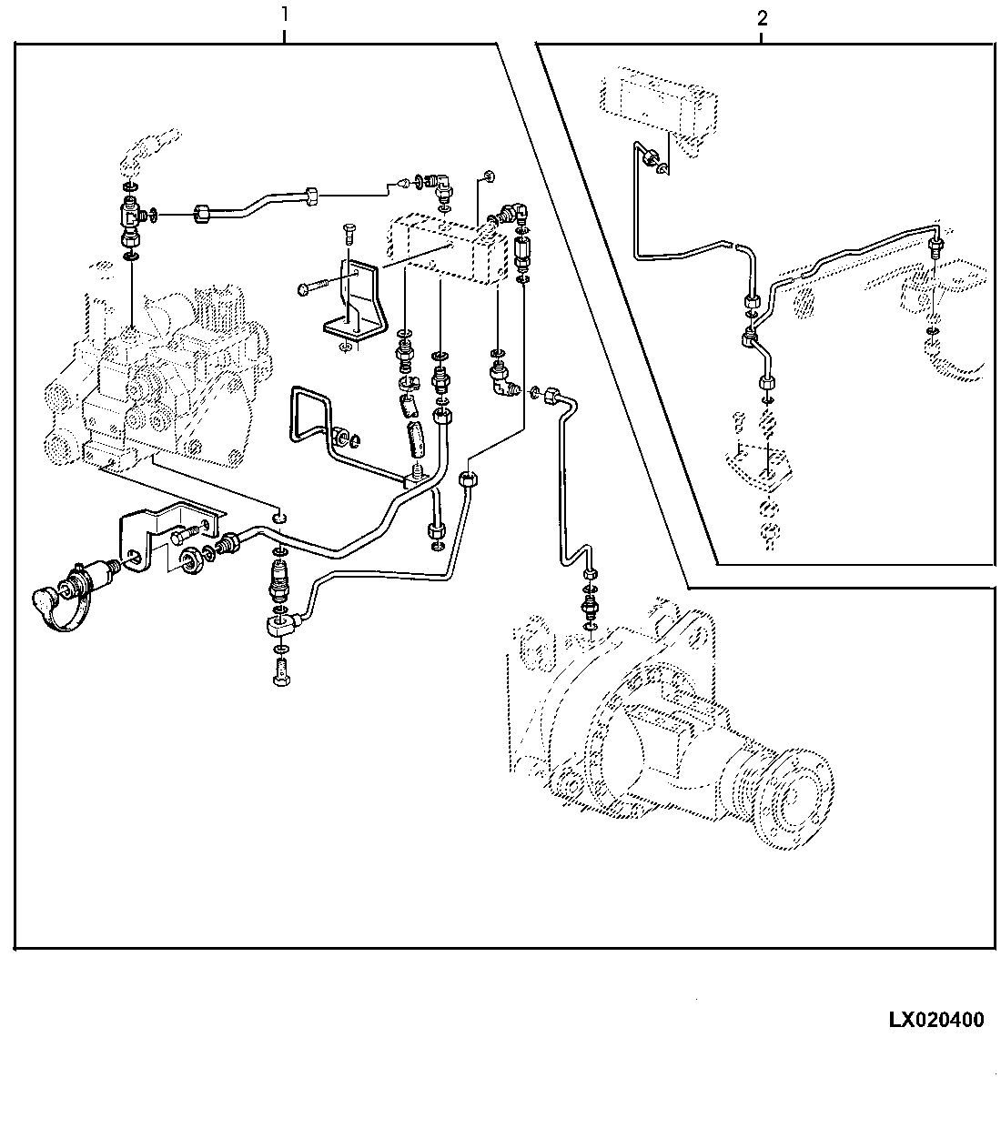 HYDR.TRAILER BRAKE - FIELD INSTALLATION KIT