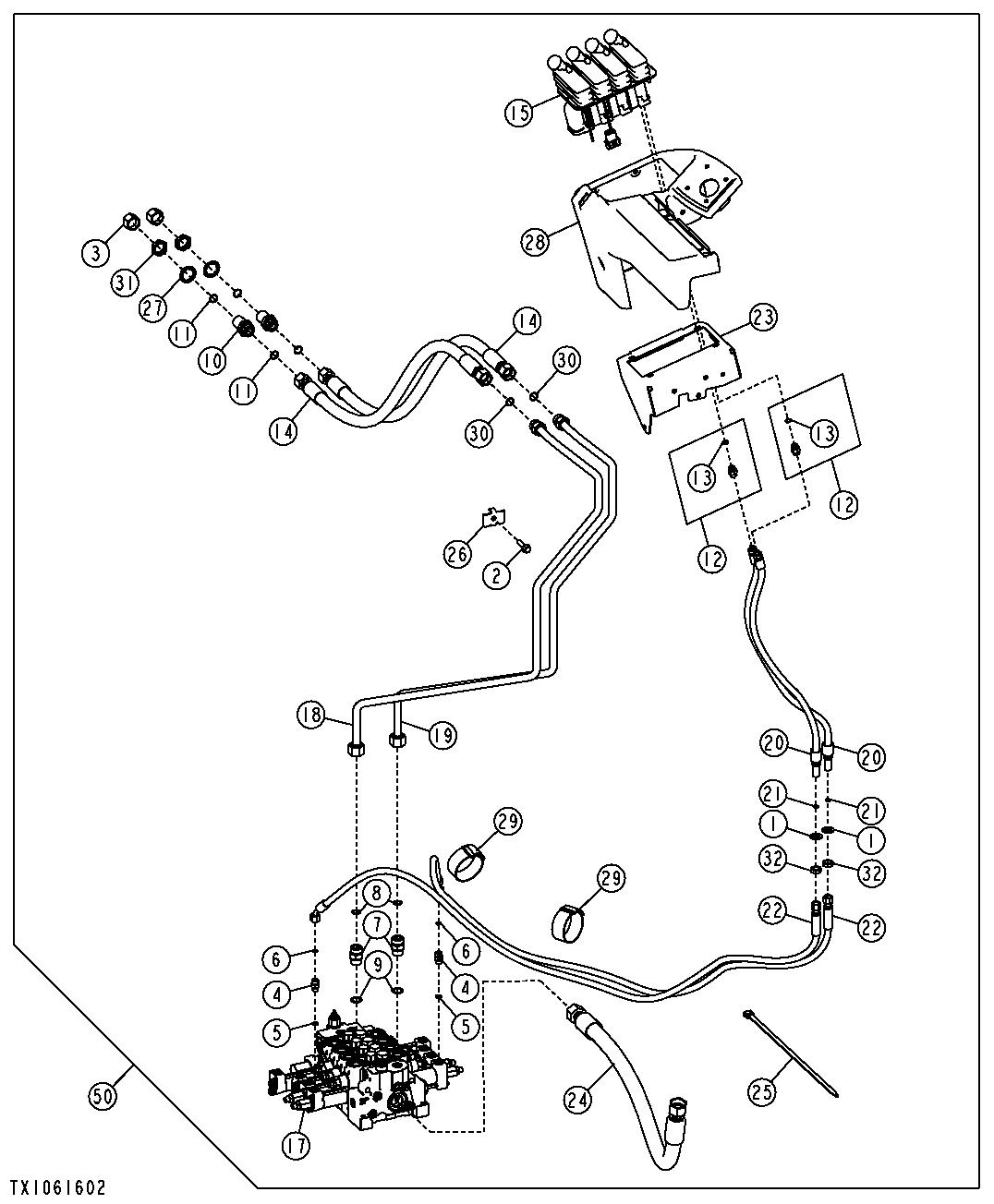 Three Lever To Four Lever Pilot Controller Conversion Kit