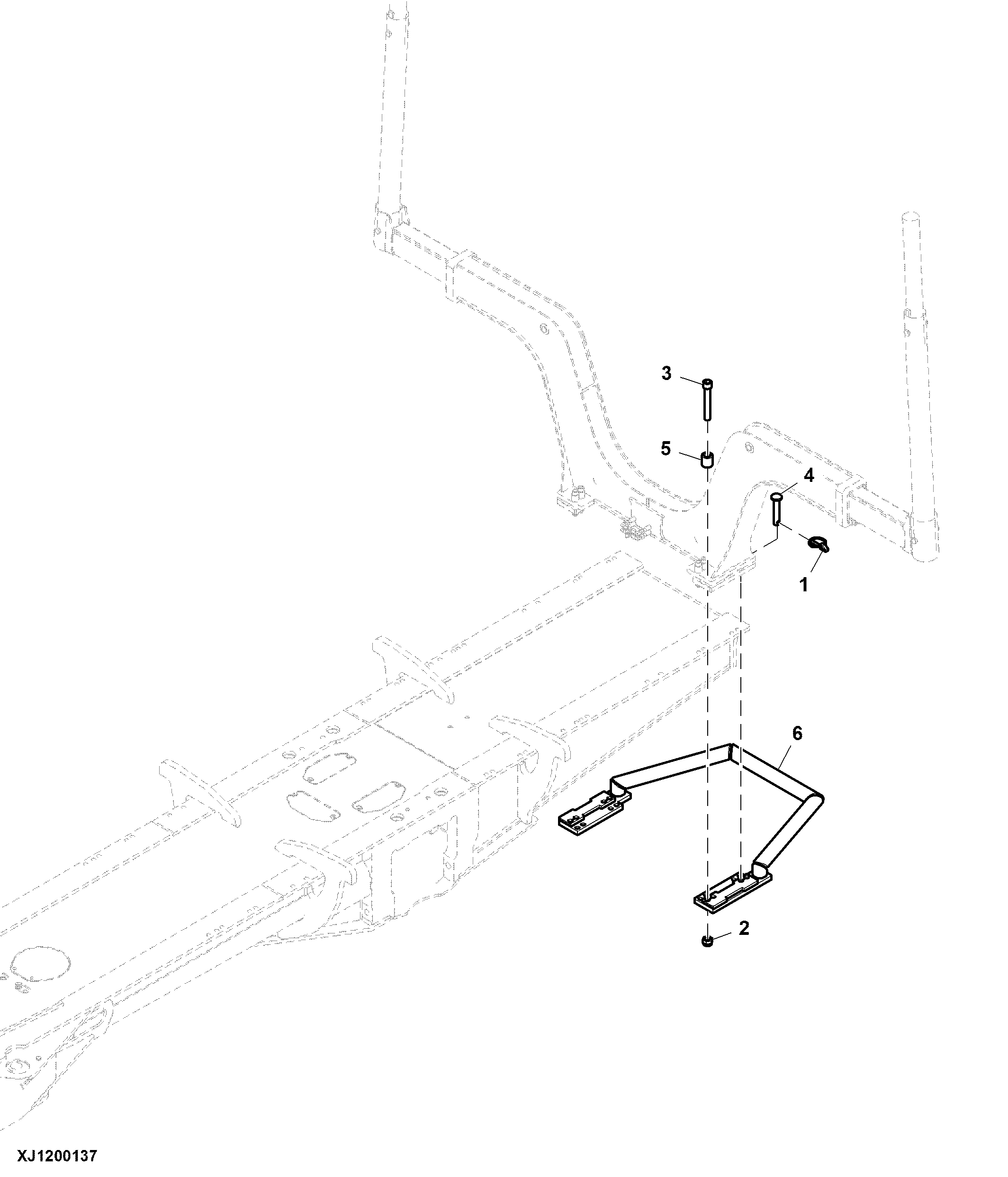 Boom Transport Support, VLS Short Frame, CF772