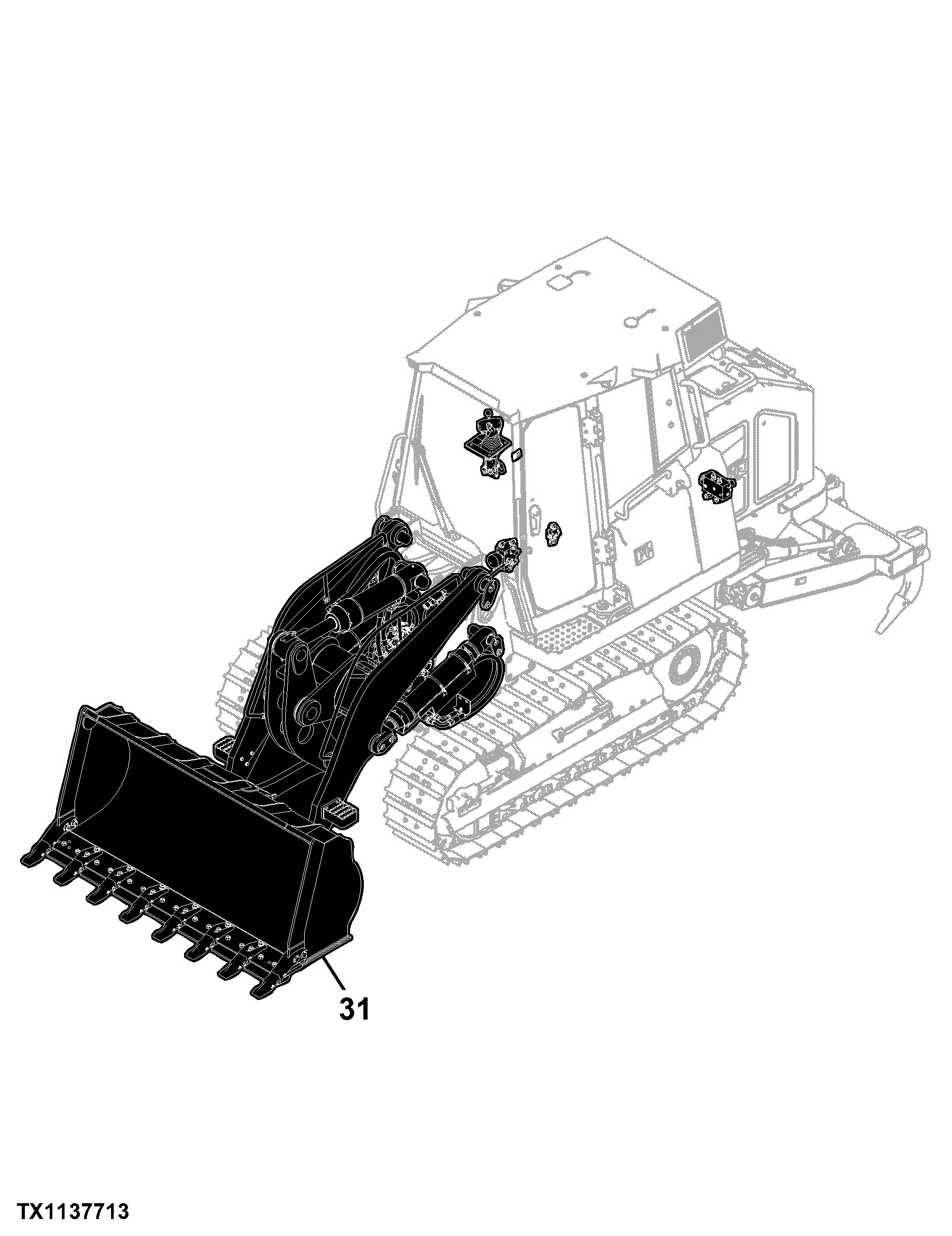 605K Crawler Loader (PIN: 1T0605KX_ _E237629- )