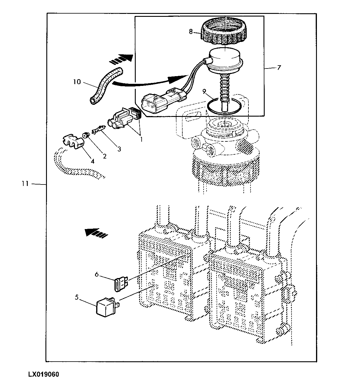 FUEL PREHEATER ELEMENT - FIELD INSTALLATION KIT (OPEN OPERATOR'S STATION)