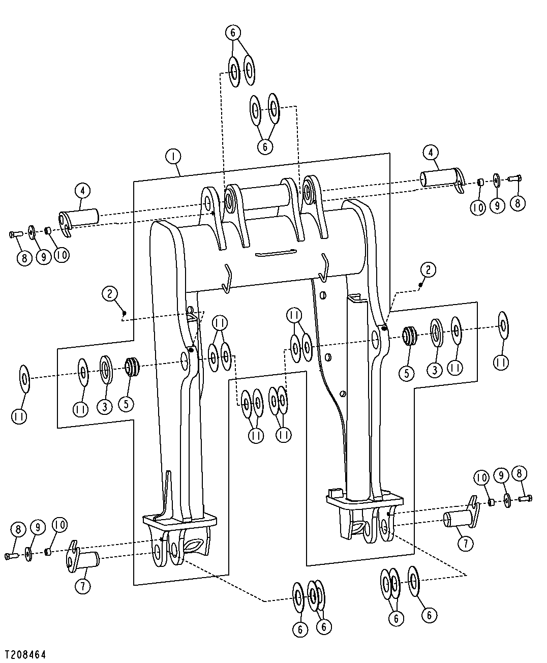 DUAL FUNCTION ARCH (GRAPPLE) (WITH WINCH OPTION)