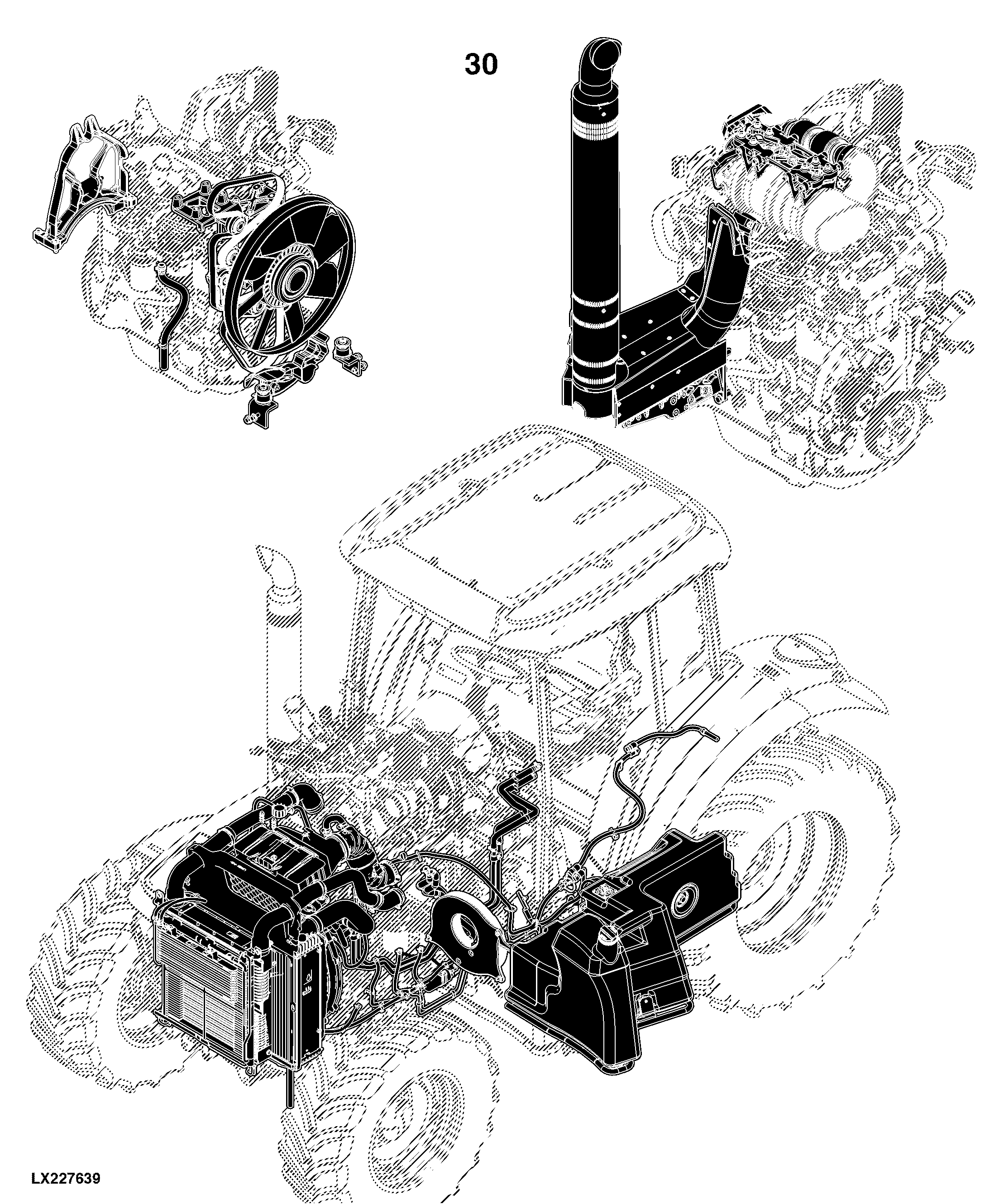 6105M Tractor (Europe Edition, Engine SN: 4045RXXXXXX)(Interim Tier 4)