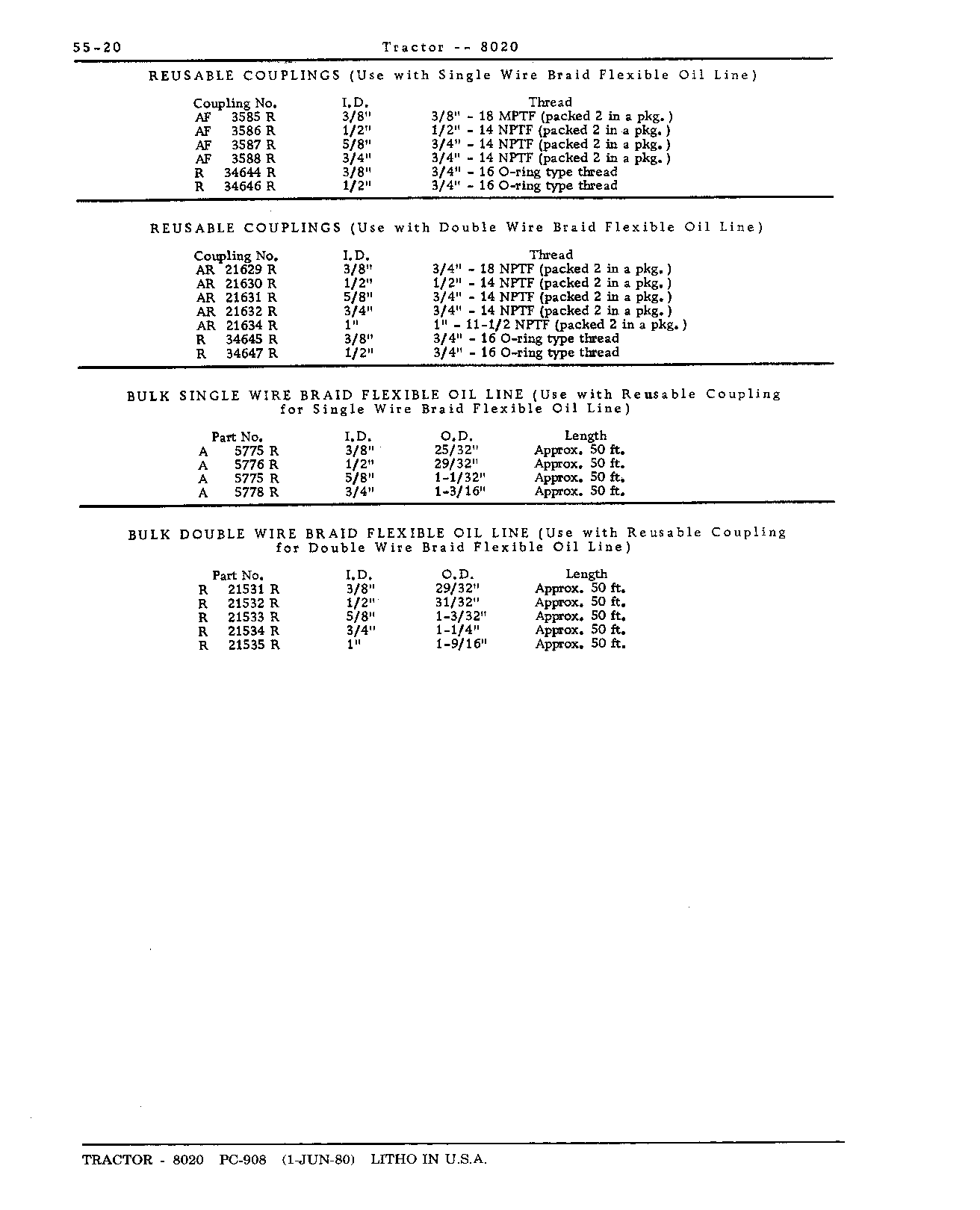 Section 55-Hydraulic System (Continued)