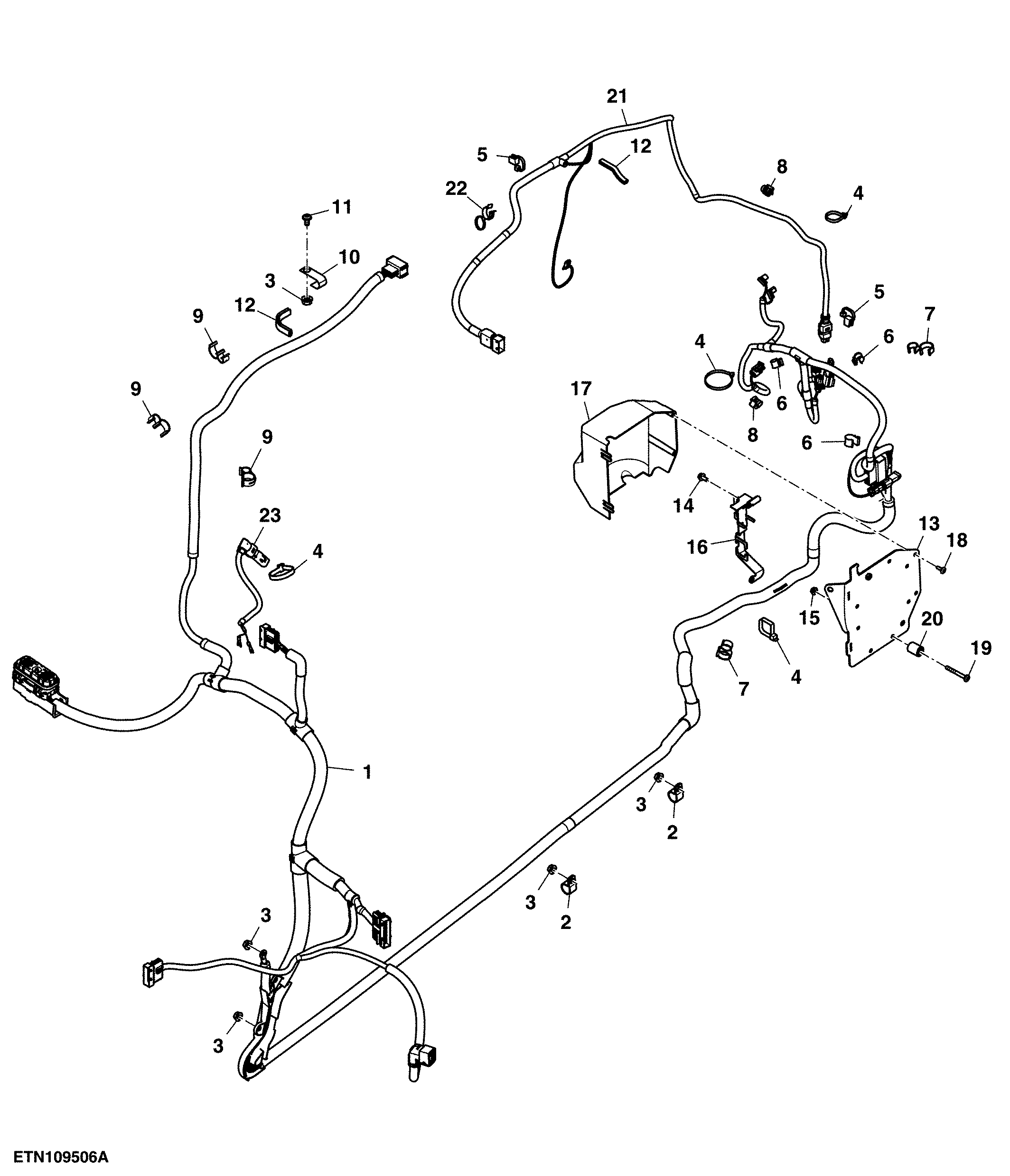 Wiring Harness, Front Chassis, W/O Front Controller