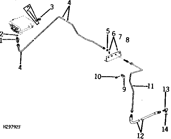 SELECTIVE GROUND SPEED OIL LINES (POSI-TORQ DRIVE) (156501 - )