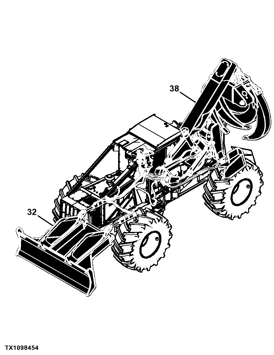 748HTJ Timberjack Cable and Grapple Skidder (PIN: 1DW748HT_ _C630436 - C666892) (PIN: 1DW748HT_ _D630436 - D666892)