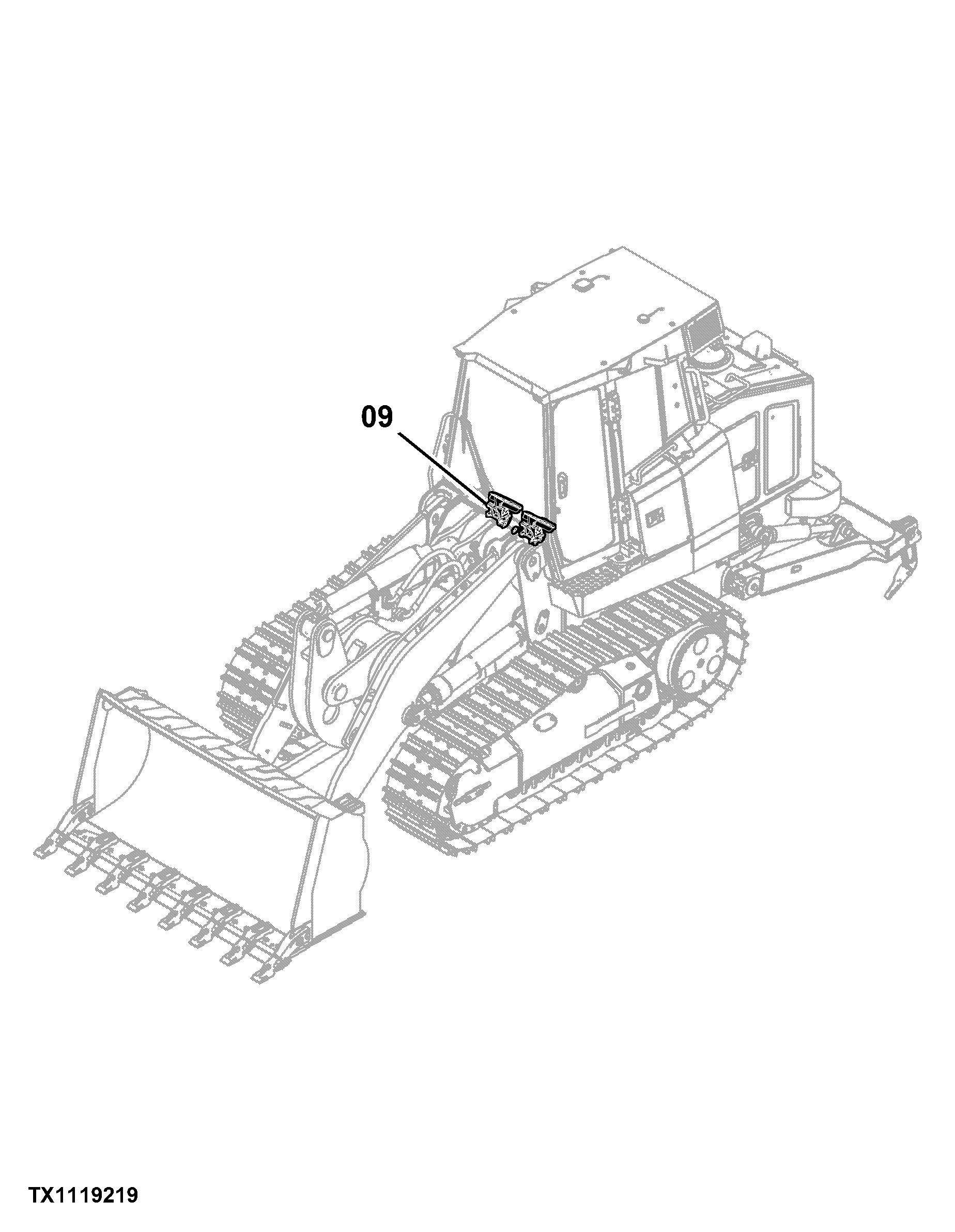 755K Crawler Loader (PIN: 1T0755KX_ _E192242-339325)