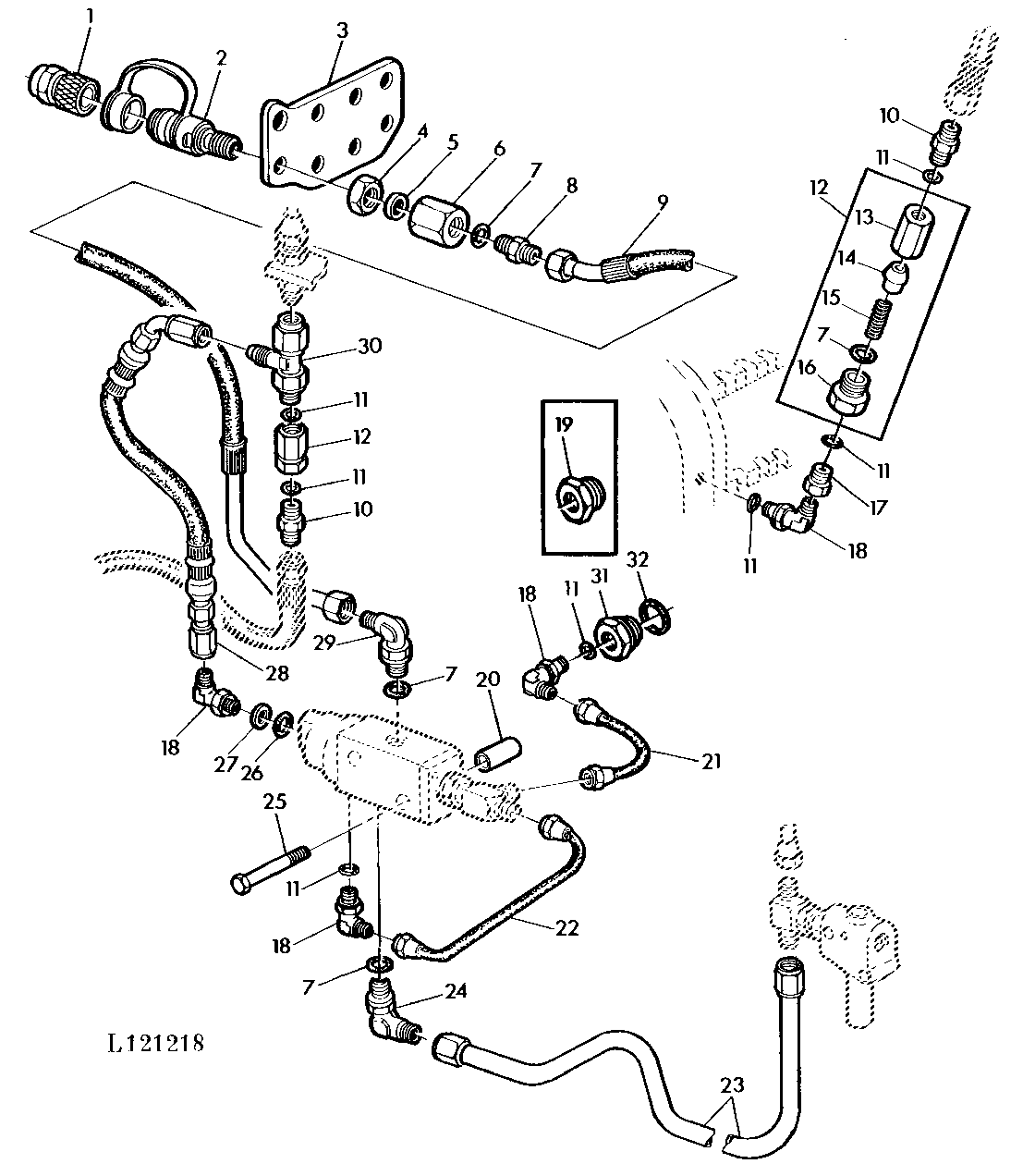HYDR. TRAILER BRAKE-WITH HYDROST. STEERING (SG2 CAB)
