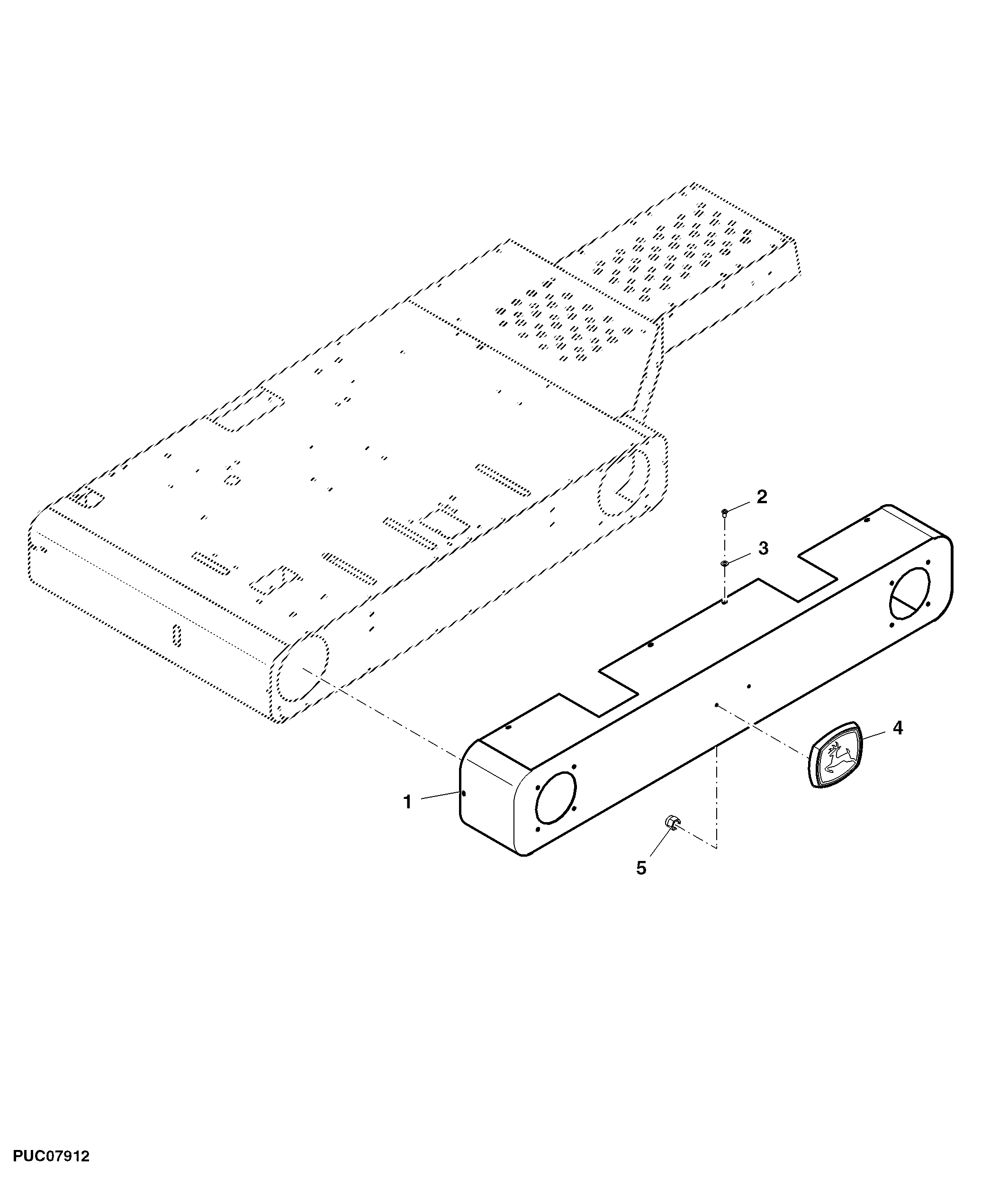 Cover Plate, Operator's Platform ( - 015225)