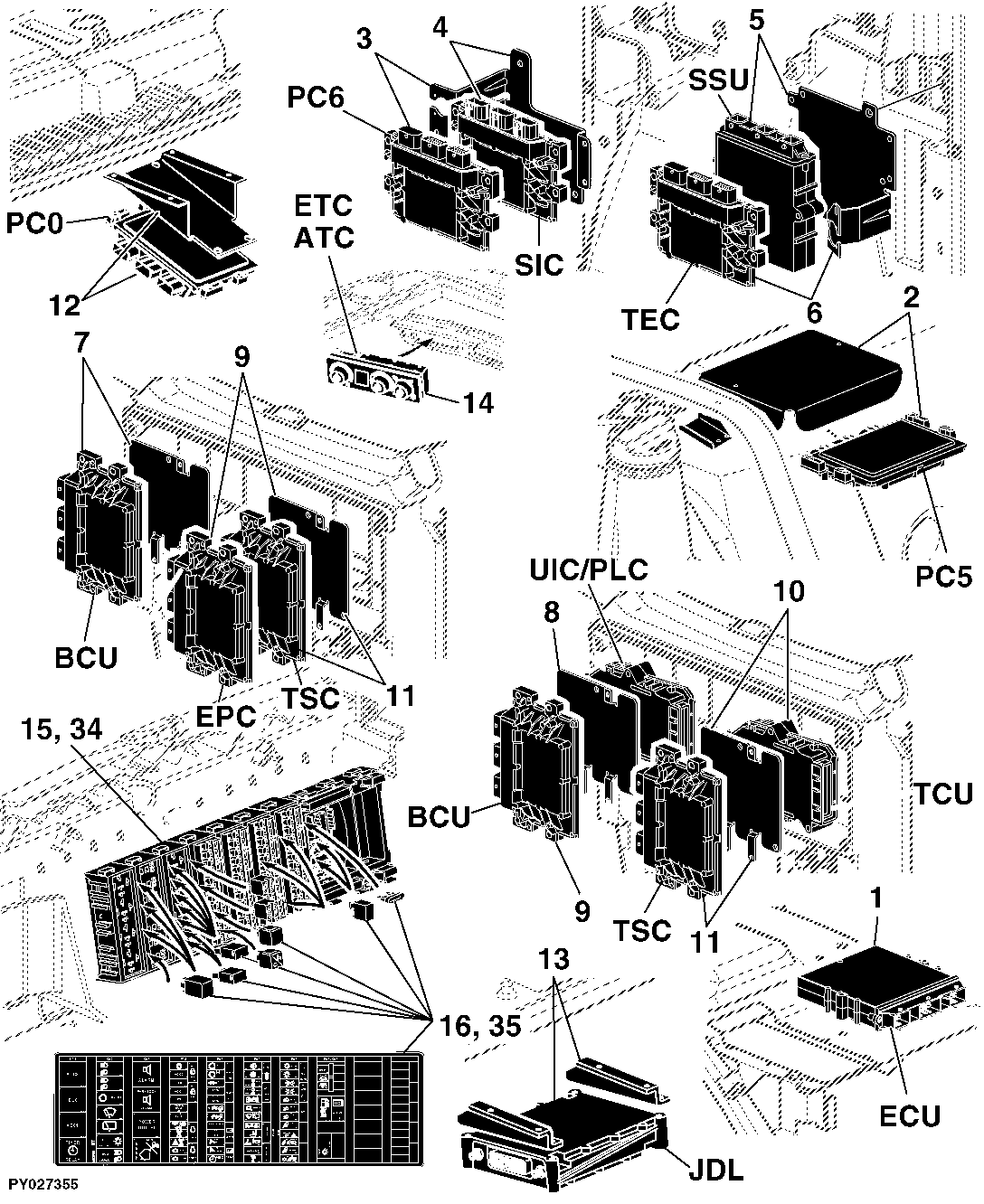 43 ELECTRICAL COMPONENTS / CONTROL UNITS AND MISCELLANEOUS SMALL PARTS
