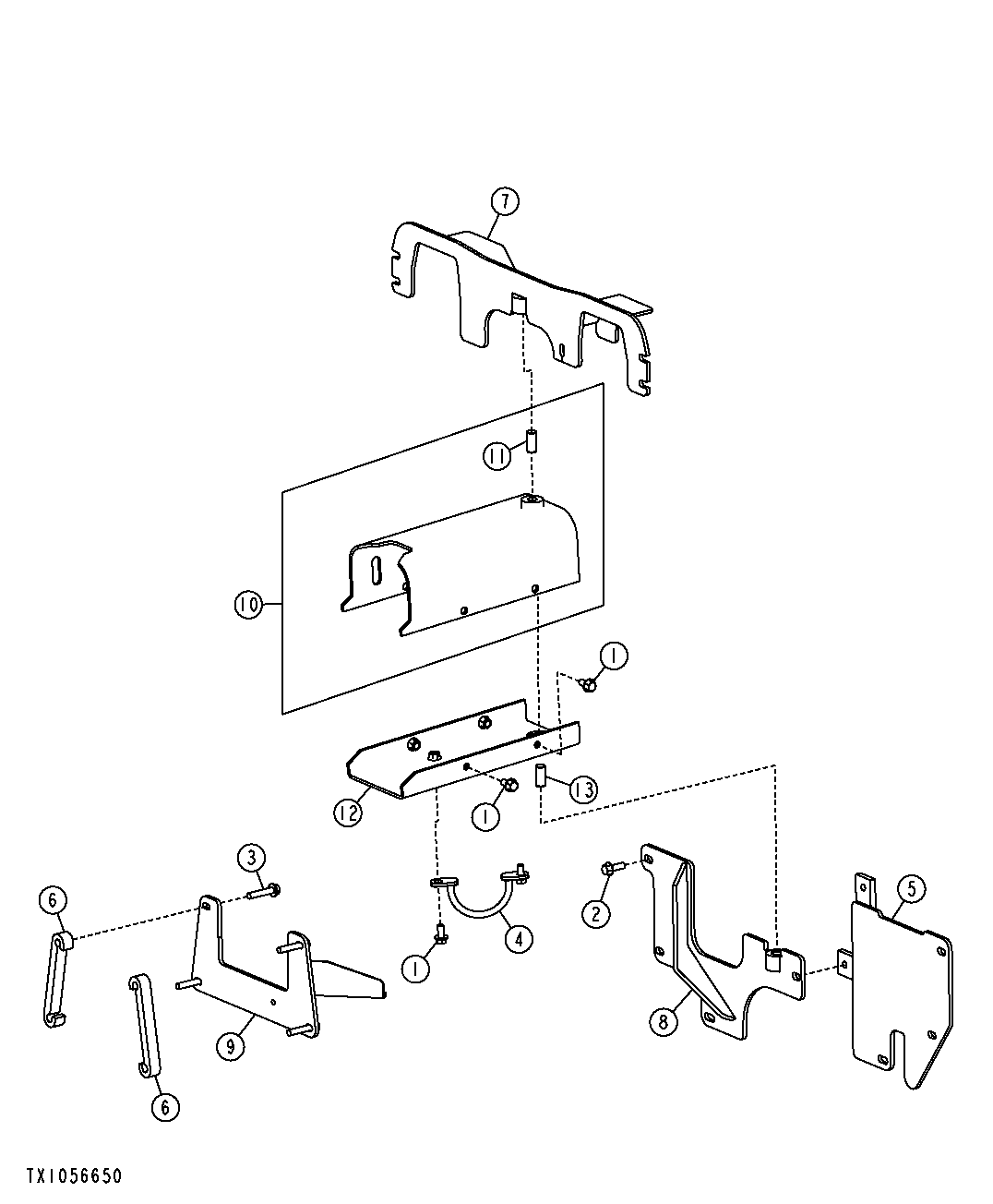Equipment and Engine Frame Covers and Guards (w/ Winch Shaft)