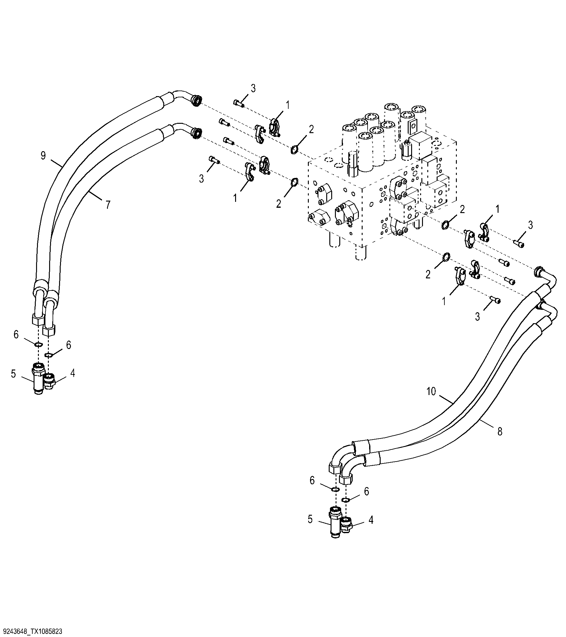 Pilot Lines (Control Valve To Rotary Manifold)