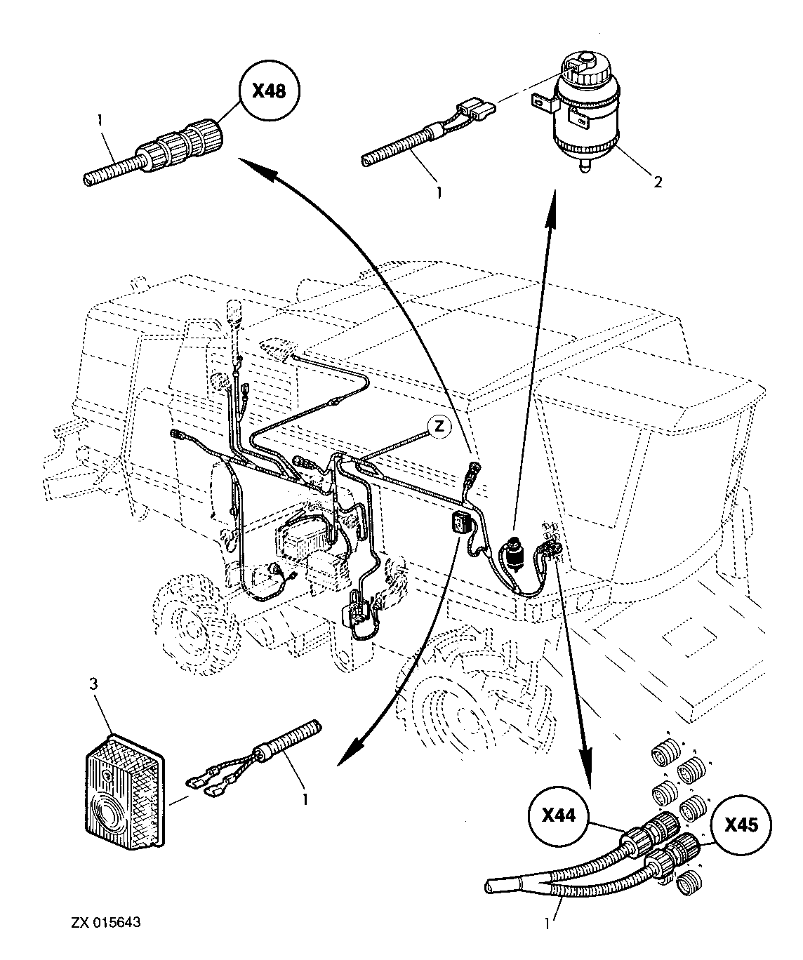 RIGHT-HAND BASIC WIRING HARNESS V