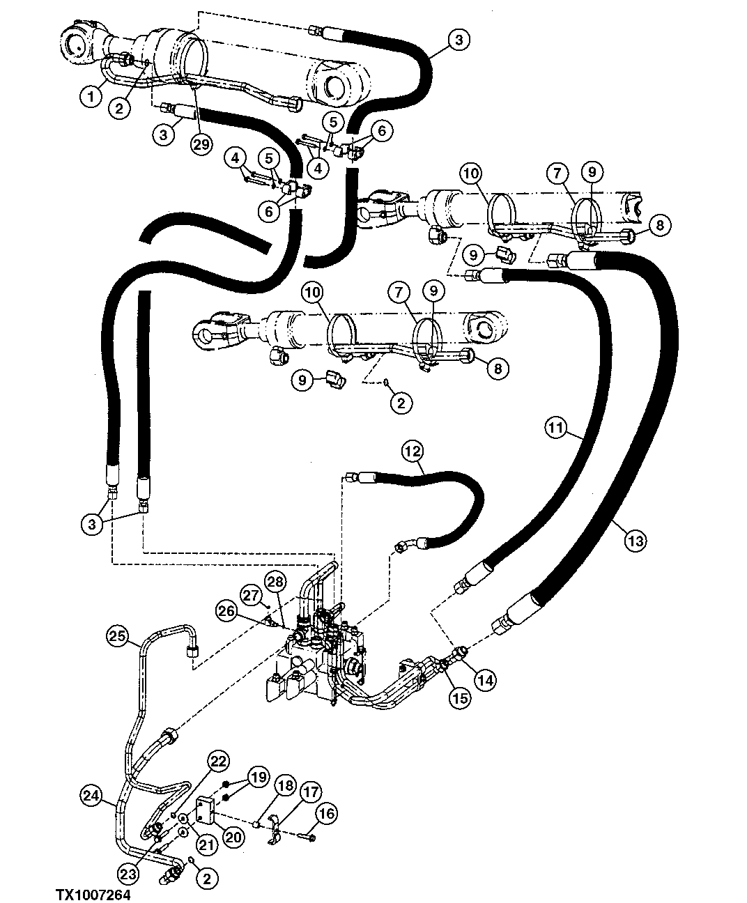 Boom and Bucket Cylinder Hydraulics (568712 - )