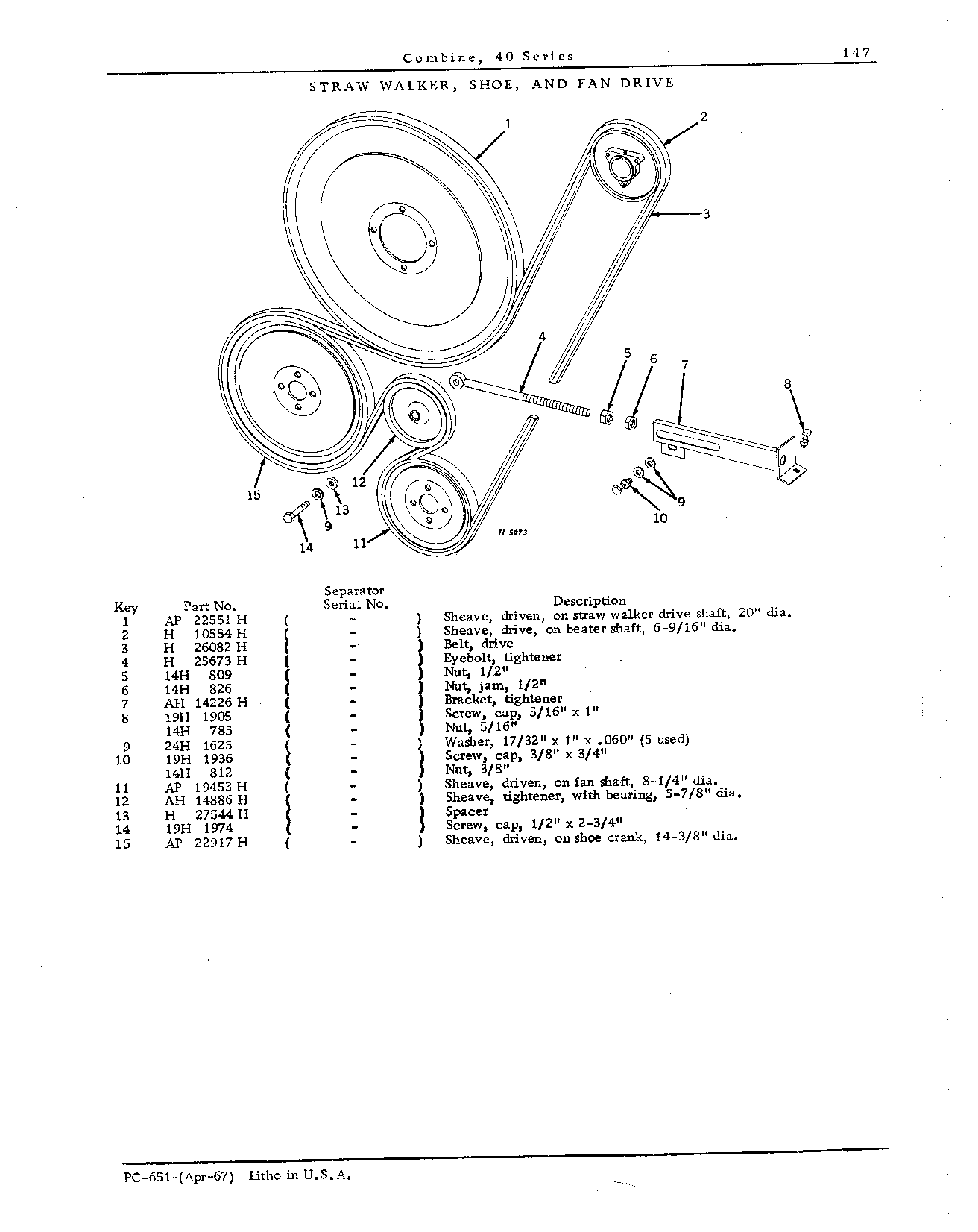 Drive Belts, Chains, and Tighteners (Continued)