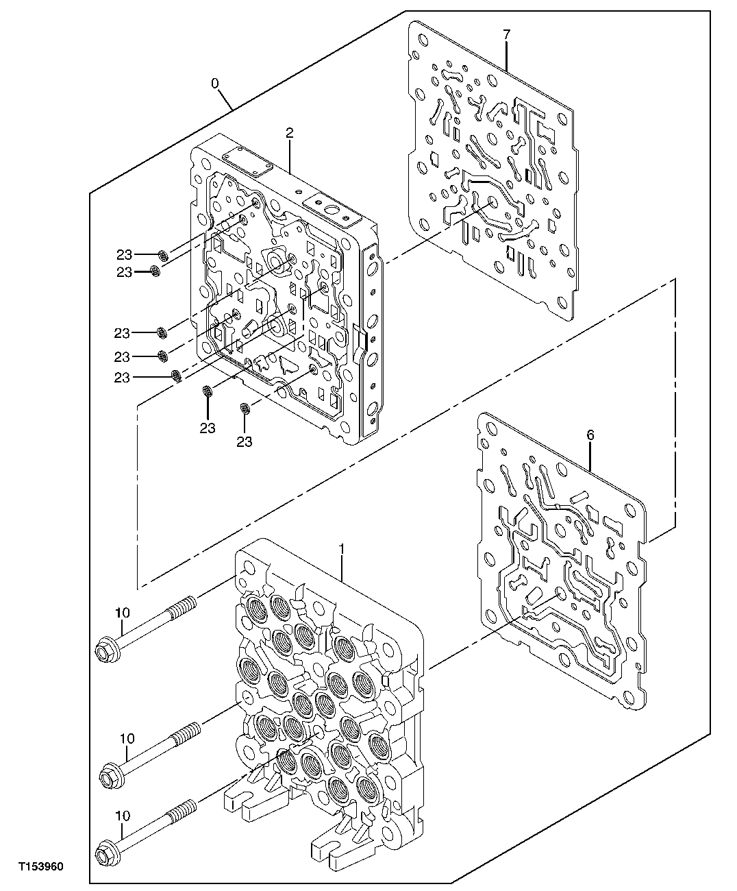 PILOT SIGNAL MANIFOLD (HOUSING AND GASKETS)
