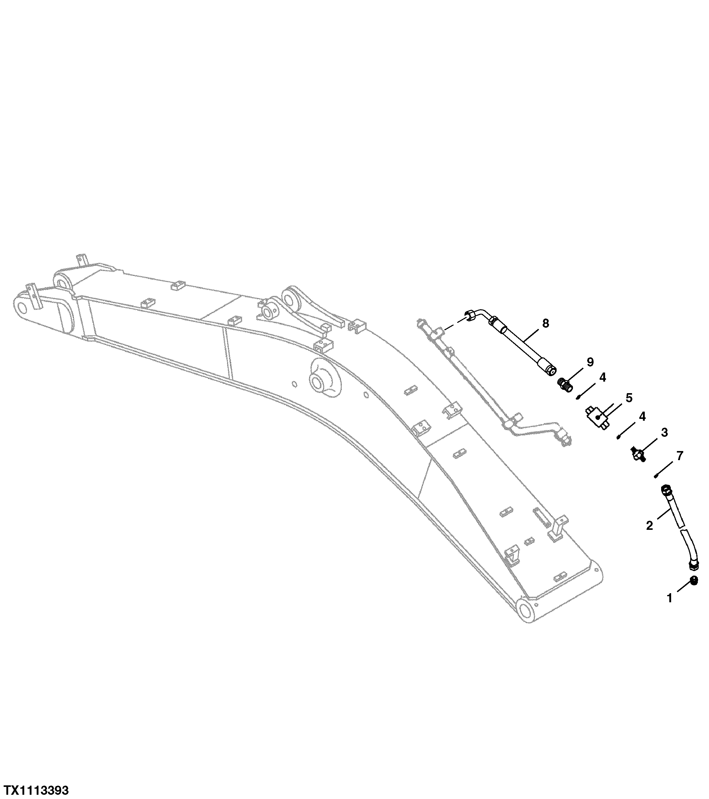 AUXILIARY HYDRAULIC OPTIONAL LOW PRESSURE RETURN PLUMBING