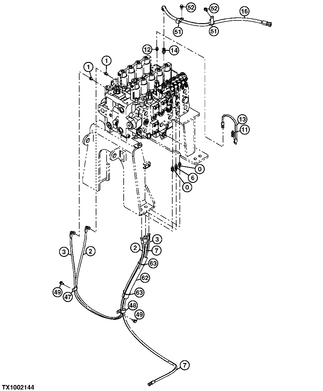 Hydraulic Lines (Solenoid To Control Valve)