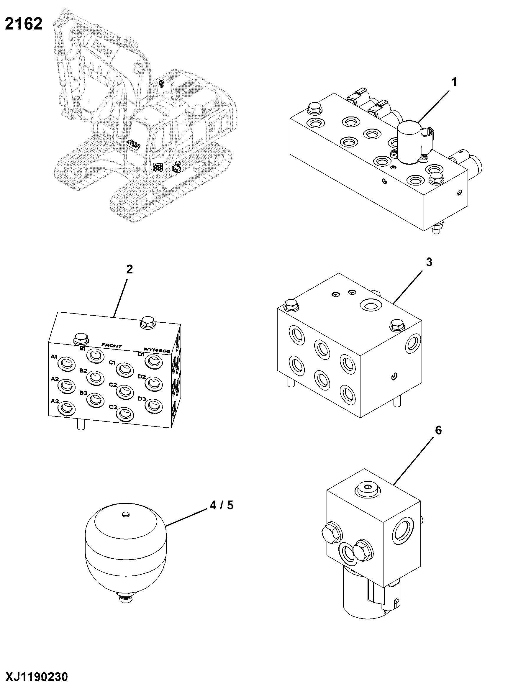2162 Hydraulic Selective Control and Load Holding Valves
