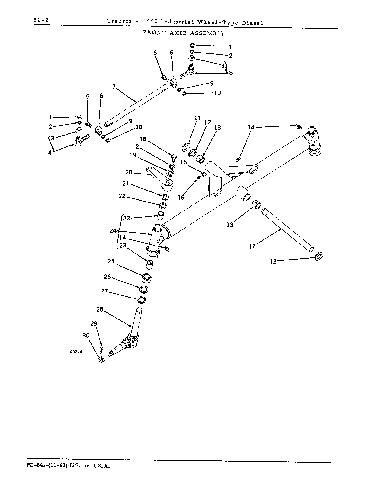 Front Axle and Wheels