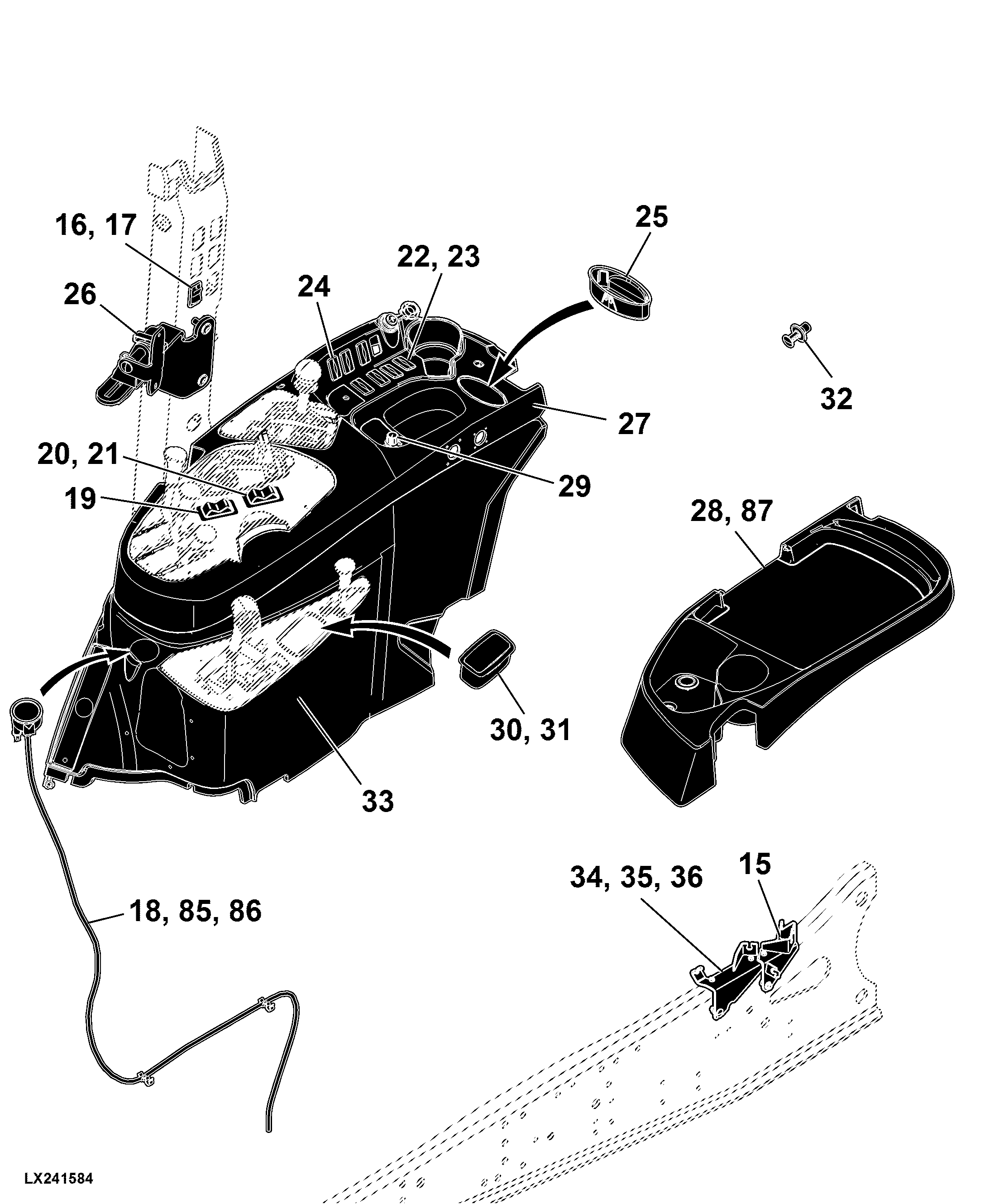 93 Operator's Station, Controls and Accessories