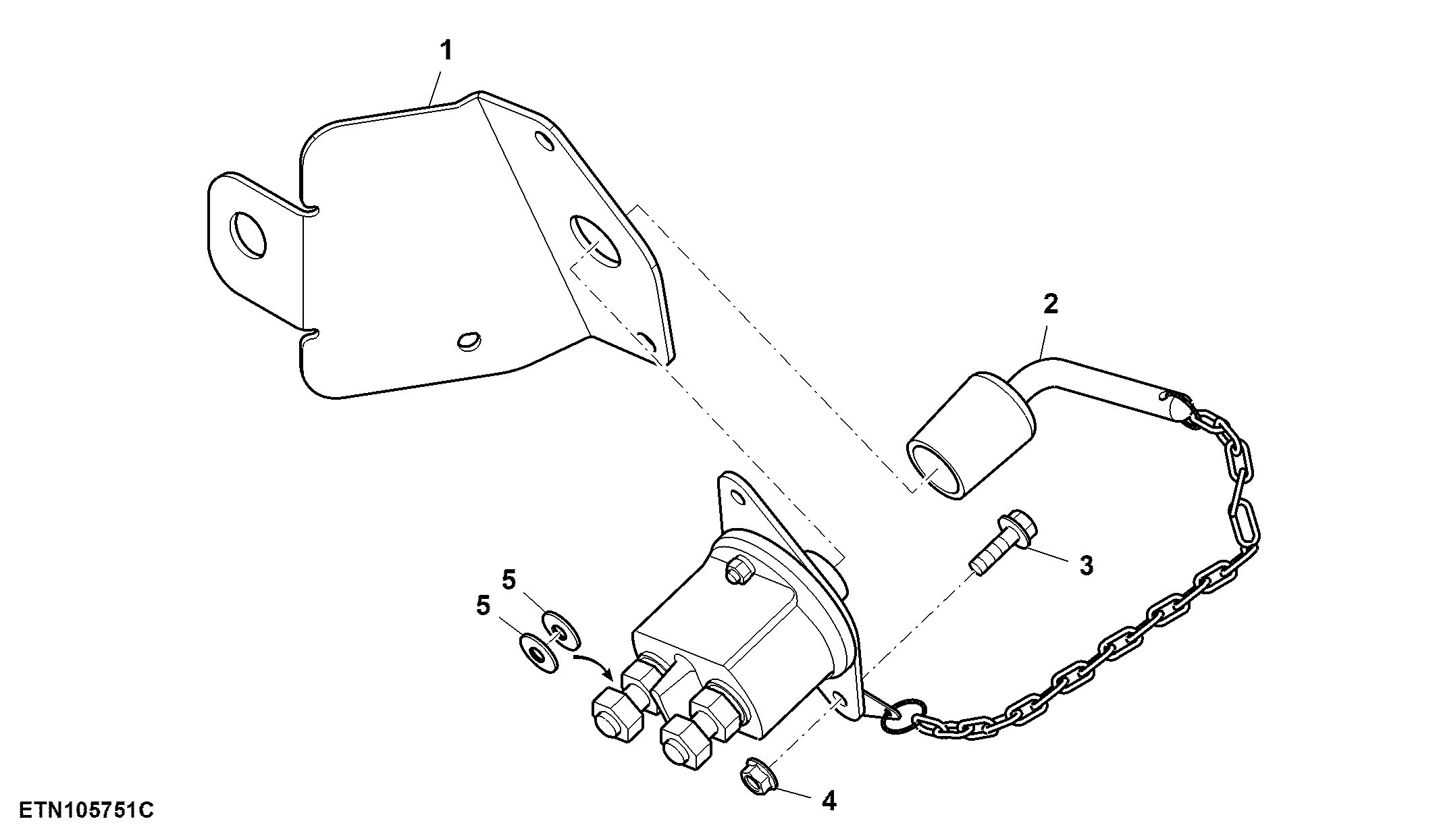 Switch, Battery Disconnect, W/O Trailering Vehicle Lights, Non-FT4 Engine