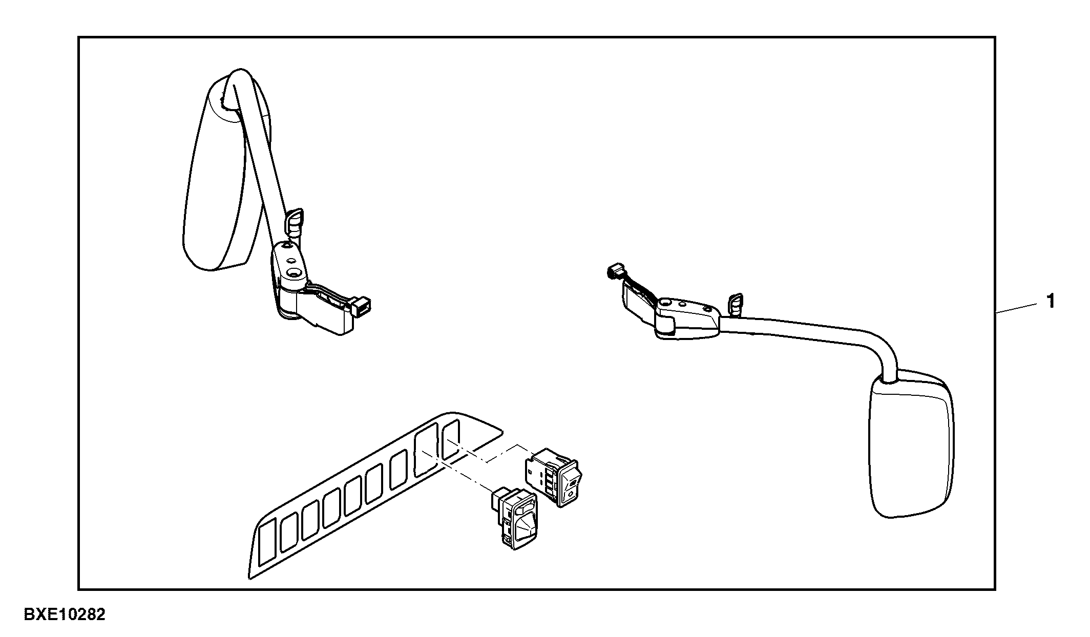 Attachment, Power Adjust Heated Rear View Mirrors (088361 - )