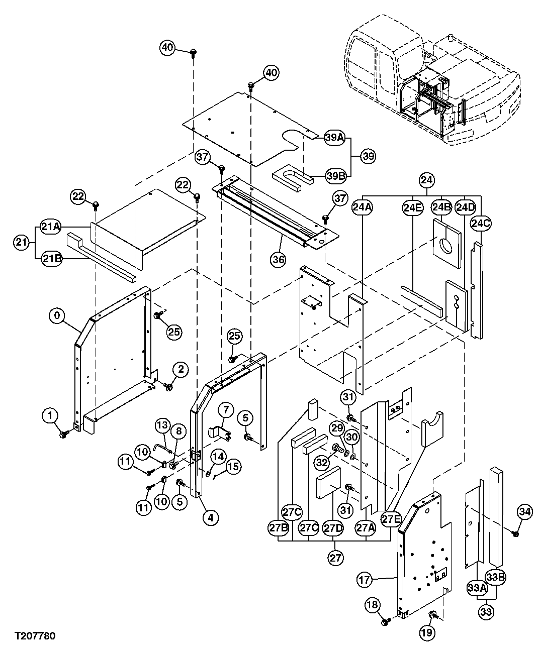 RADIATOR COMPARTMENT PANELS, COVER AND ISOLATORS (CONTINUED)