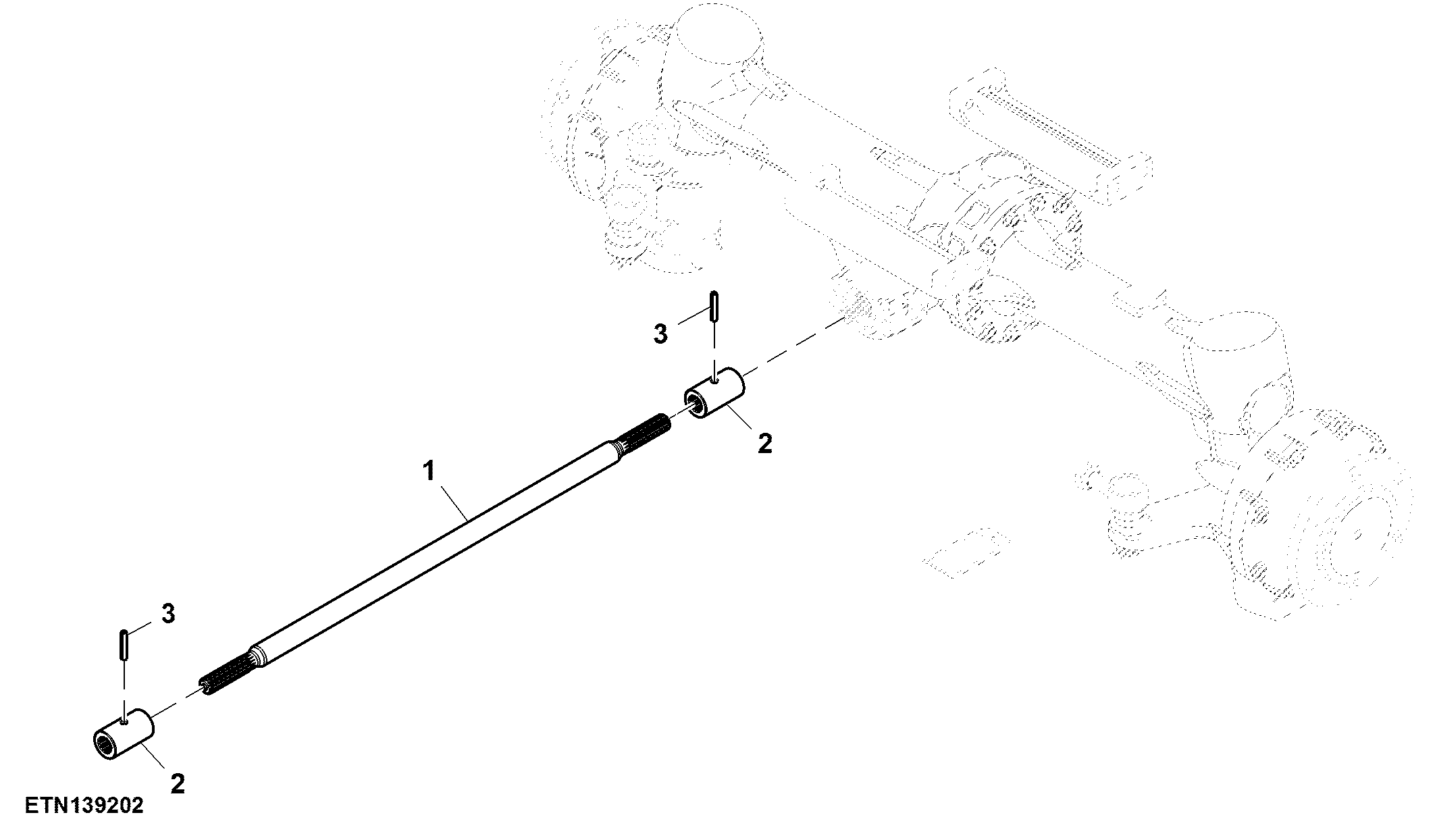 Propeller Shaft, MFWD ( - 000091)