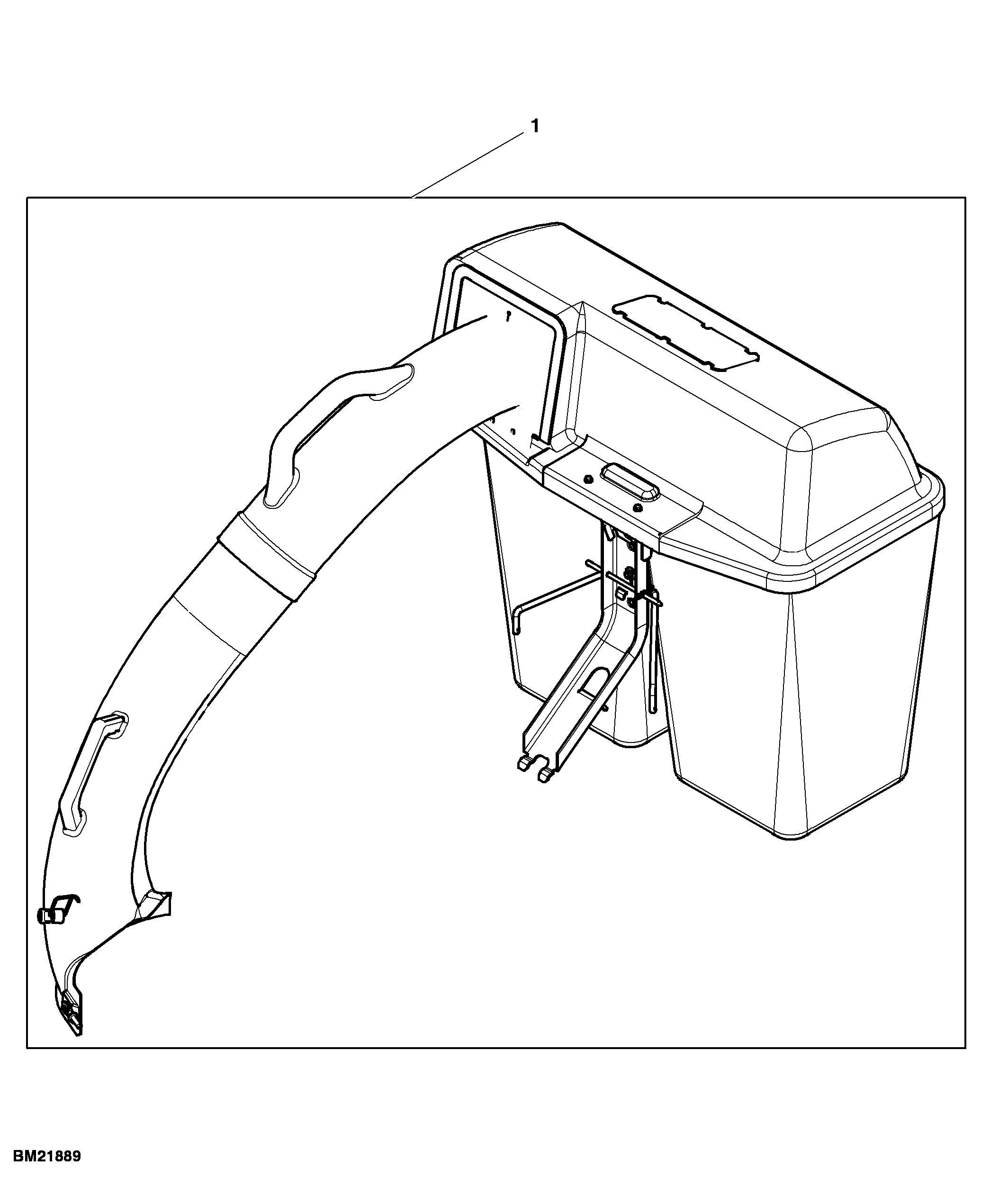 Material Collection System, 48 inch, Attachment
