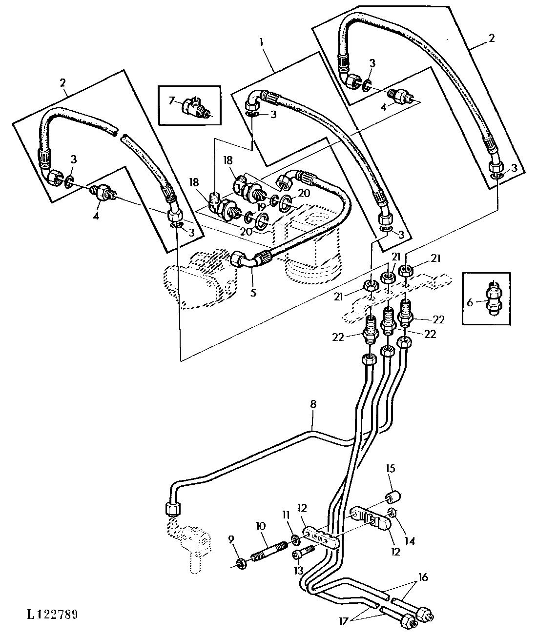 HYDROSTATIC STEERING WITH DOUBLE-ACTING CYLINDER (SG2 CAB)