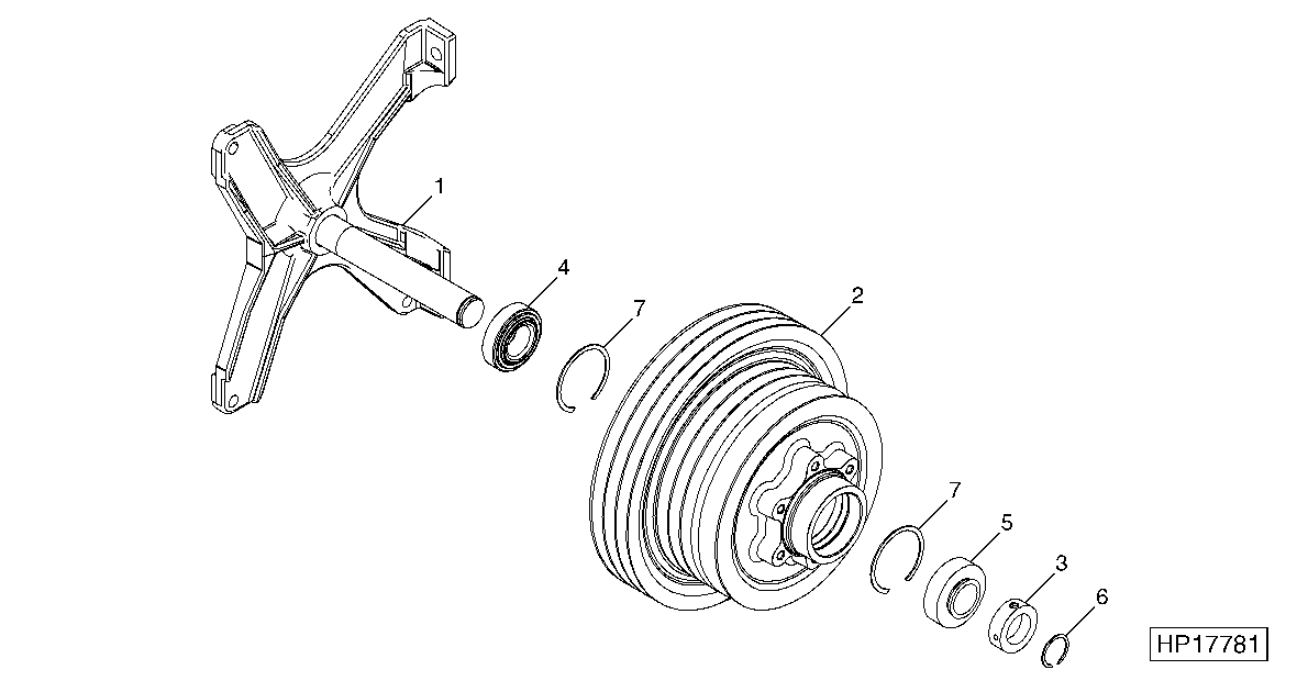 Feed Accelerator Driver Secondary Jackshaft