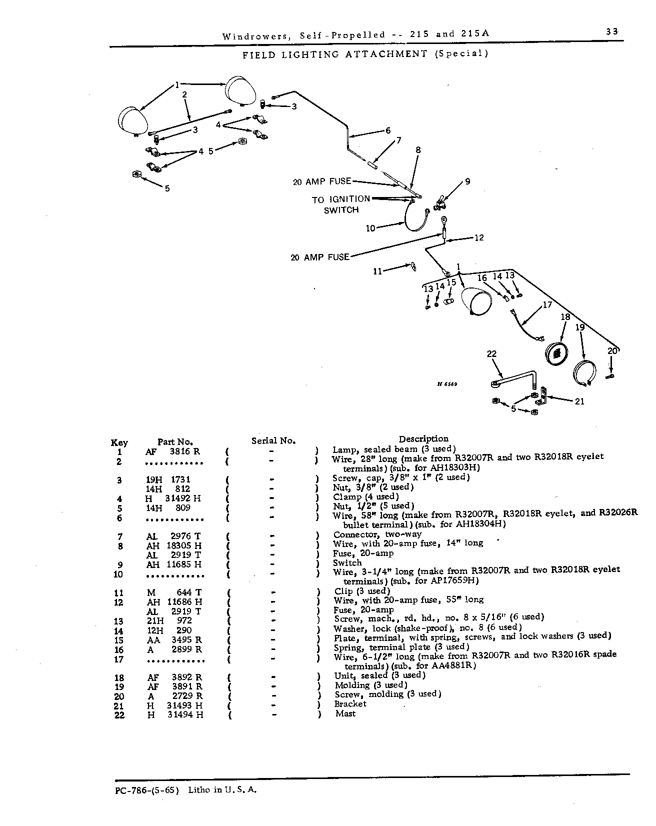 Attachment, field lighting