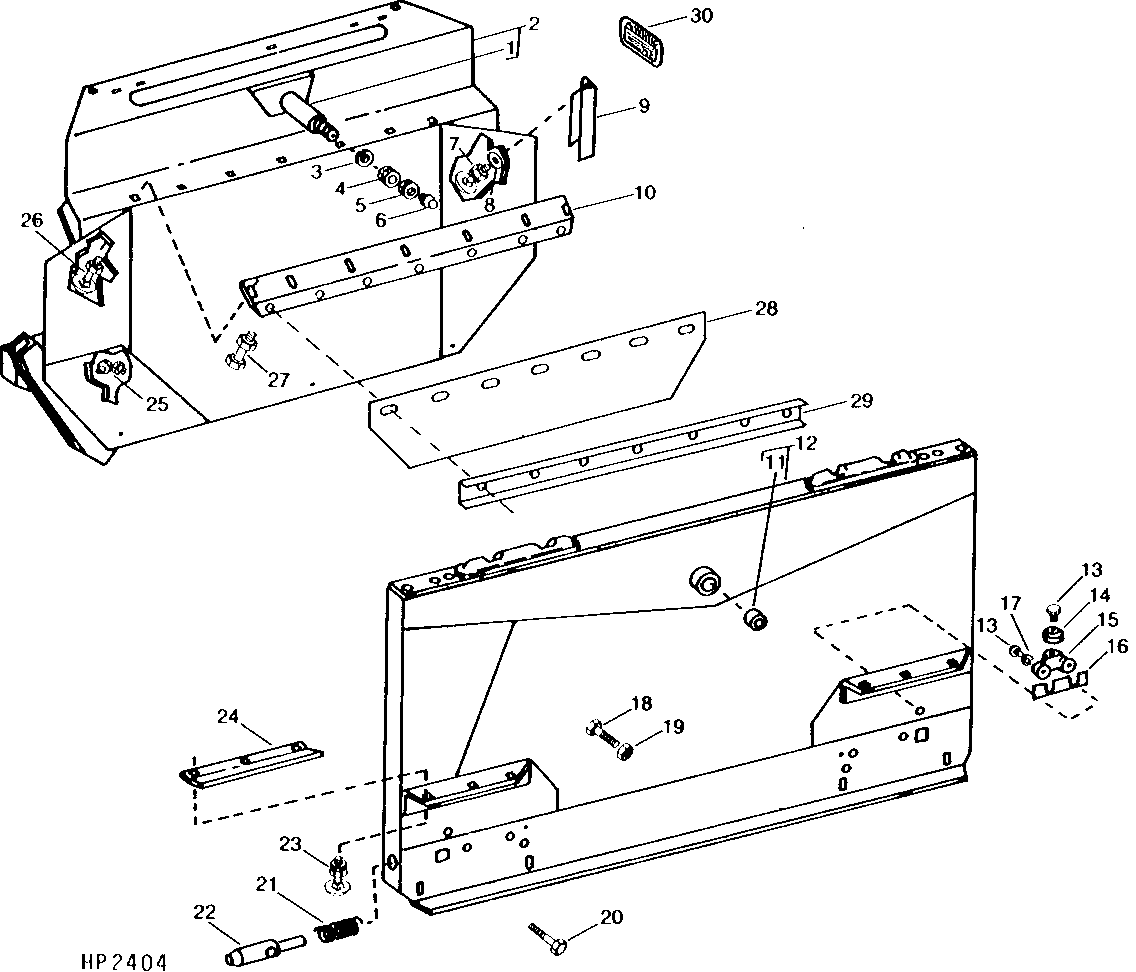 FEEDER HOUSE FRONT SHEETS (SIDEHILL) (403301 - )