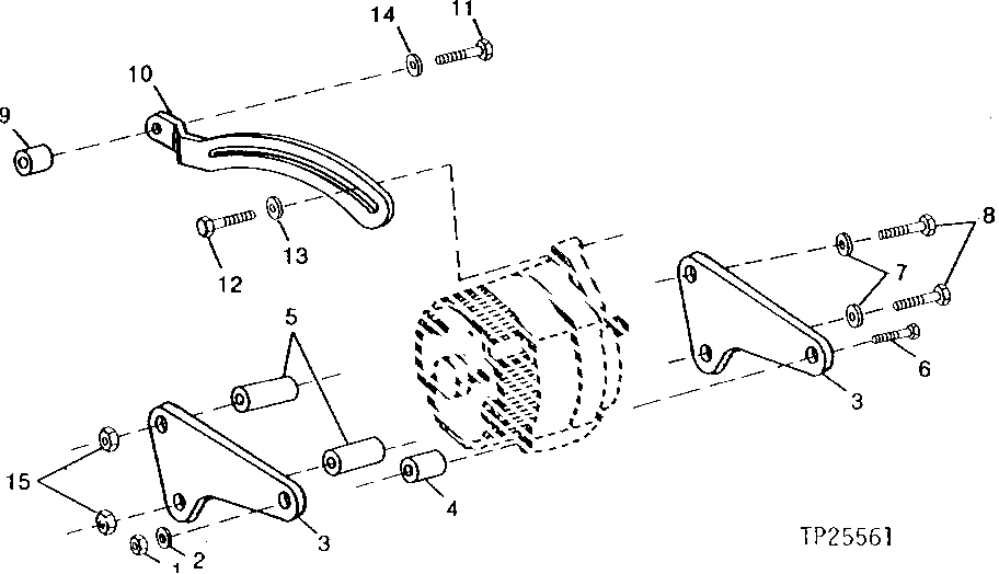 Alternator Mounting Brackets (90 Amp Alternator)