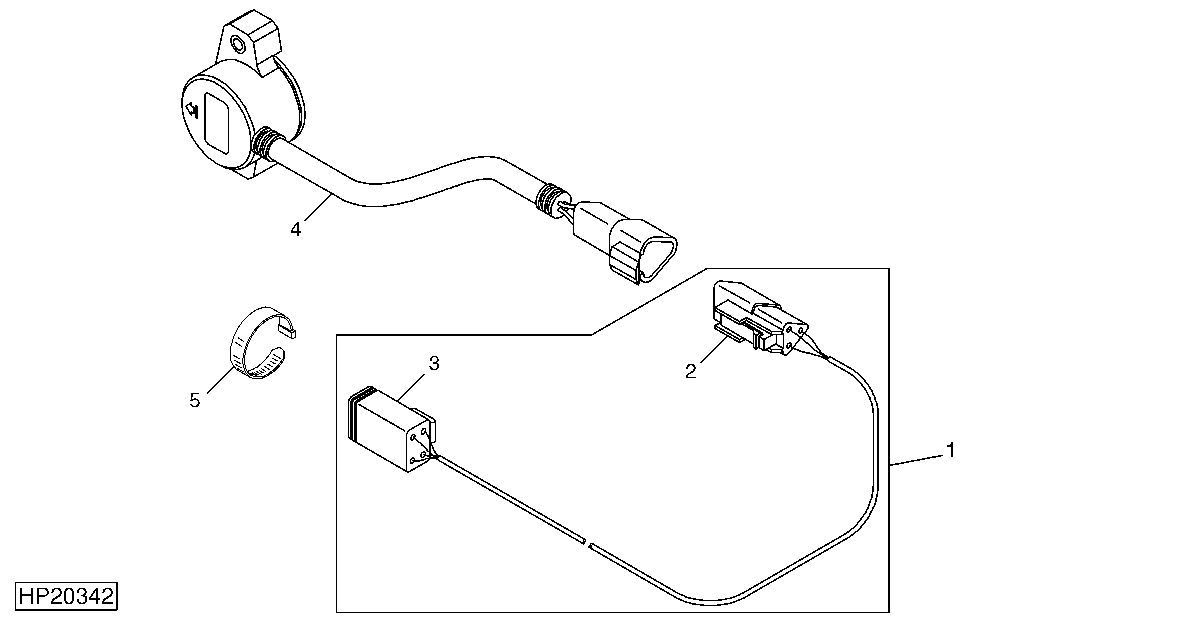 HILLMASTER TILT SENSOR WIRING HARNESS - SLS